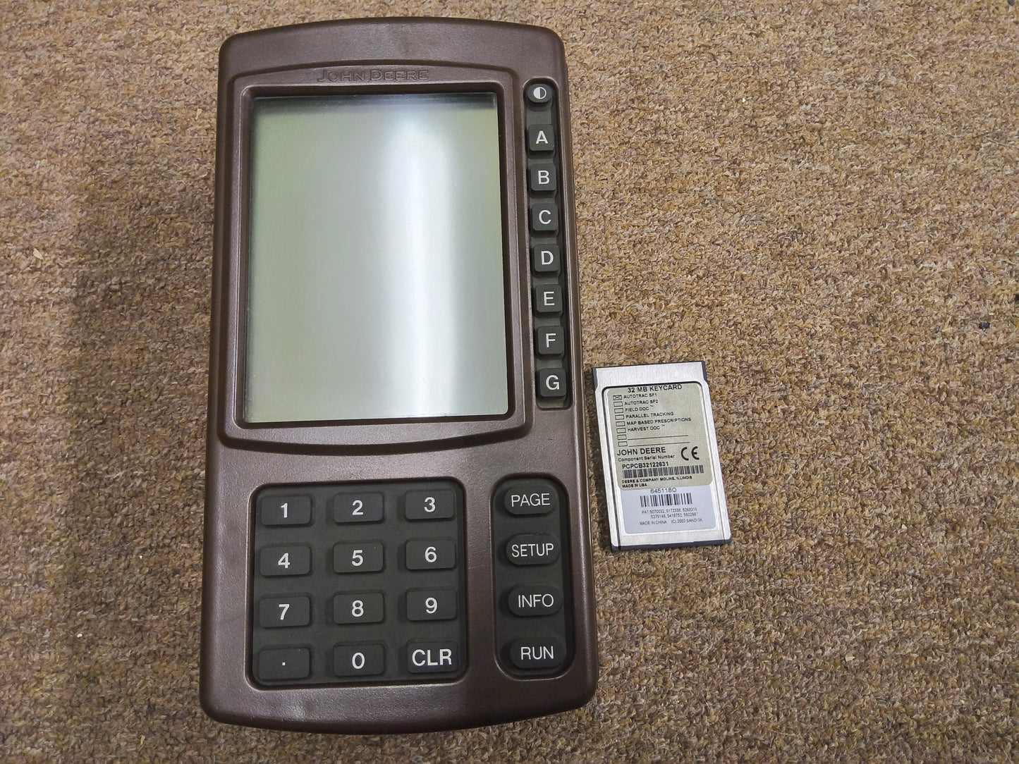 John Deere Original GreenStar™ Display (GSD4 / BrownBox) - Key Cards Mobile Processors etc