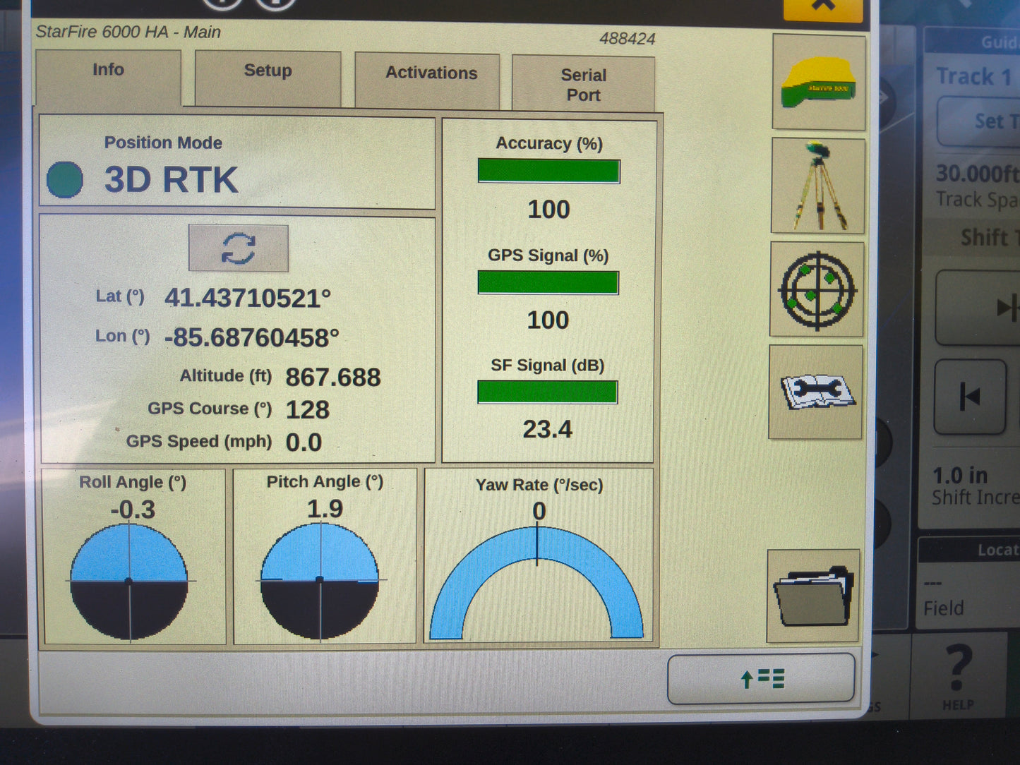 John Deere StarFire™ 6000 GPS Receiver