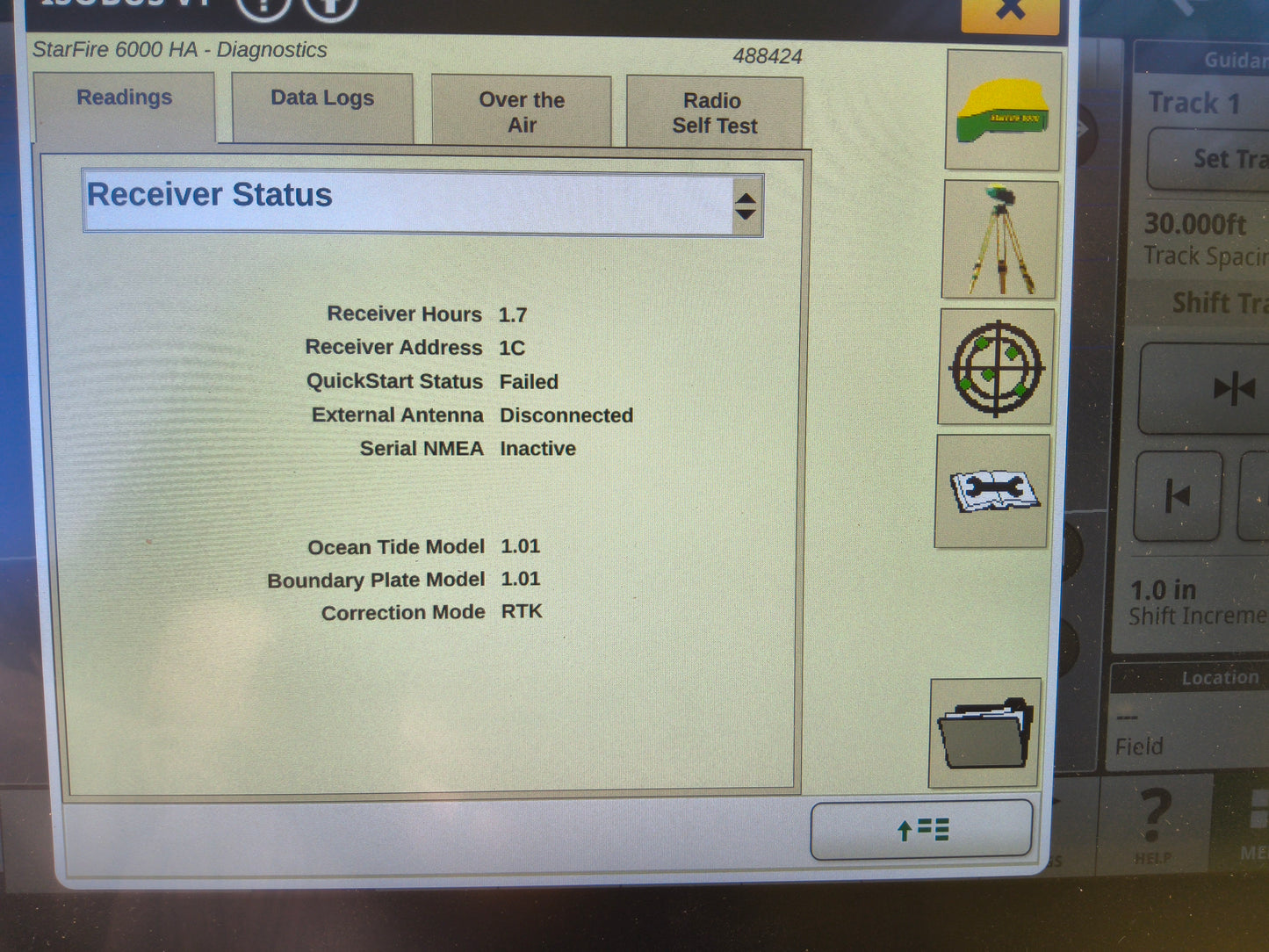 John Deere StarFire™ 6000 GPS Receiver