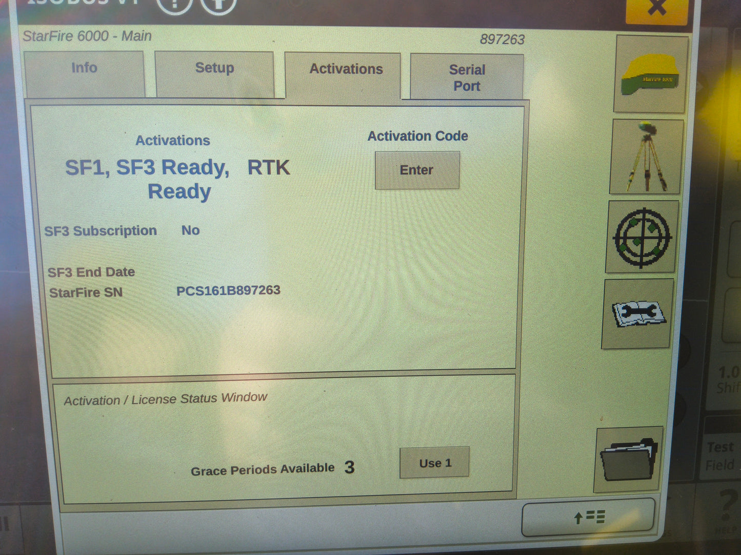 John Deere StarFire™ 6000 GPS Receiver