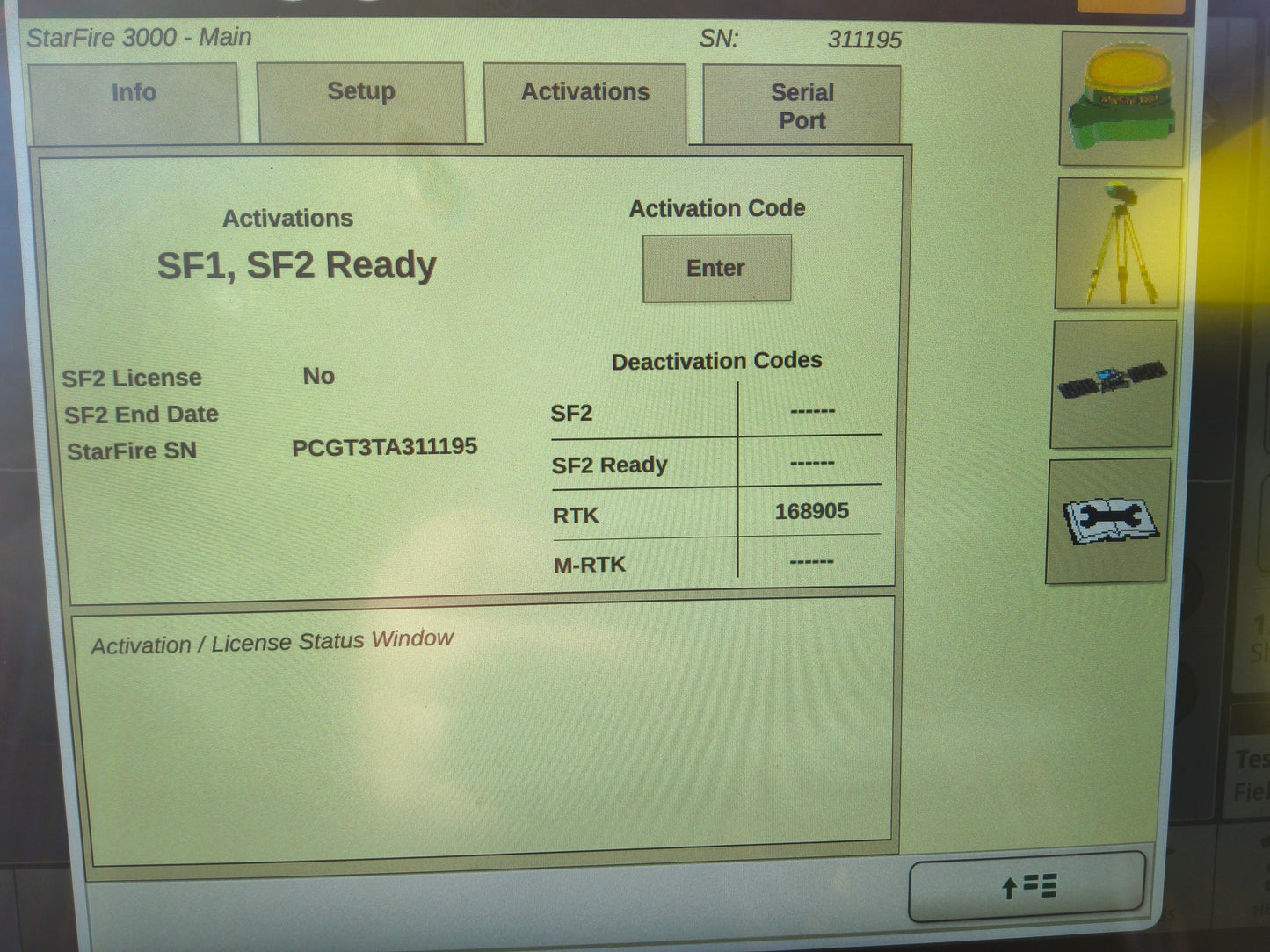 John Deere StarFire™ 3000 GPS Receiver