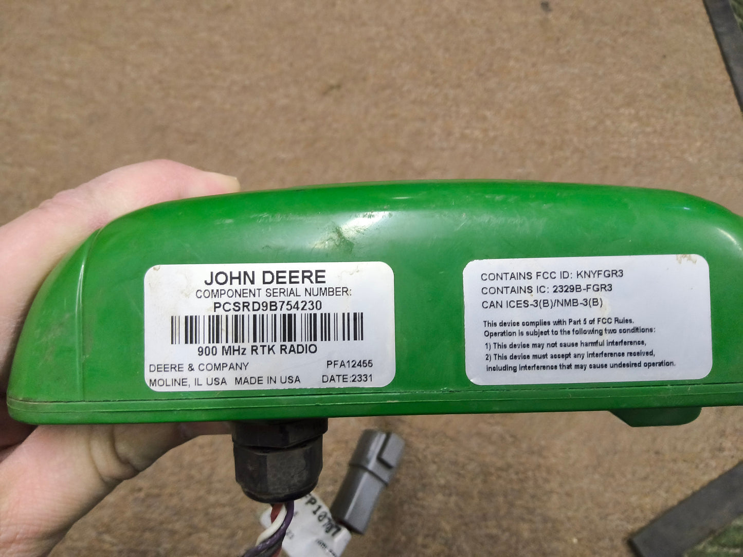 John Deere RTK Radio 900