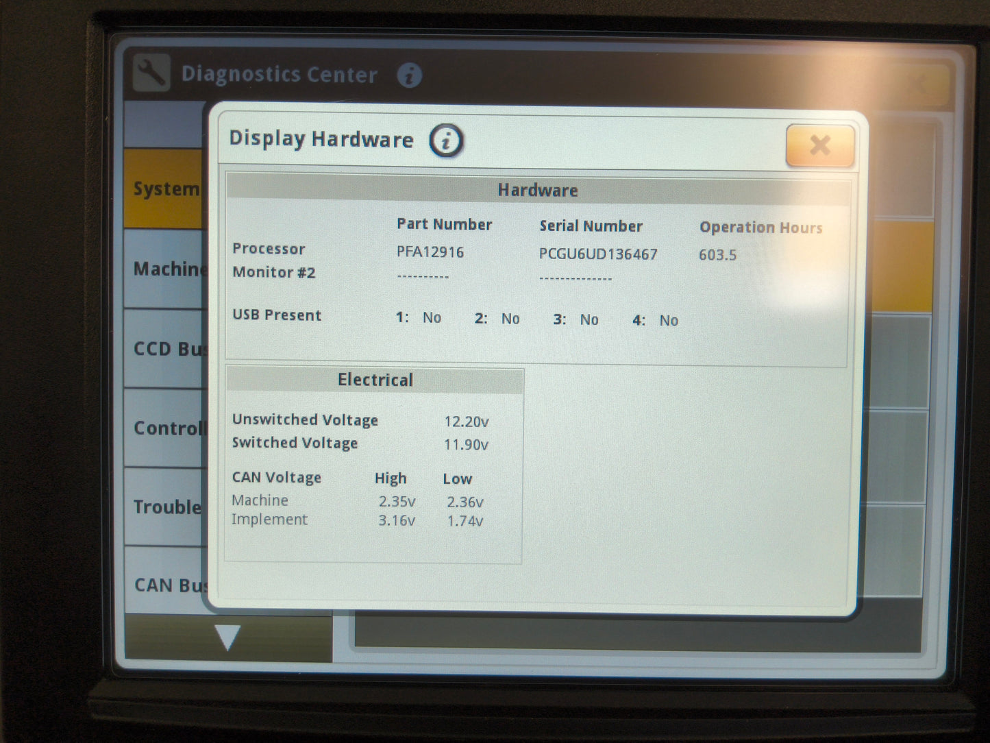 John Deere Gen 4 4640 Display