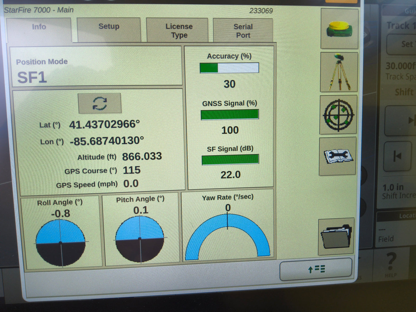 John Deere StarFire™ 7000 Universal GPS Receiver
