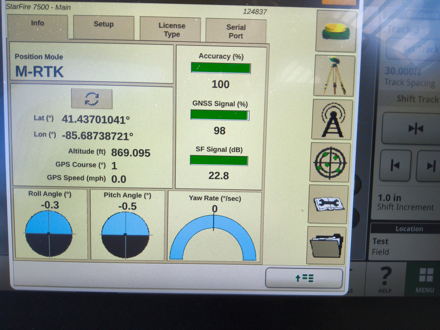 John Deere StarFire™ 7500 Universal GPS Receiver