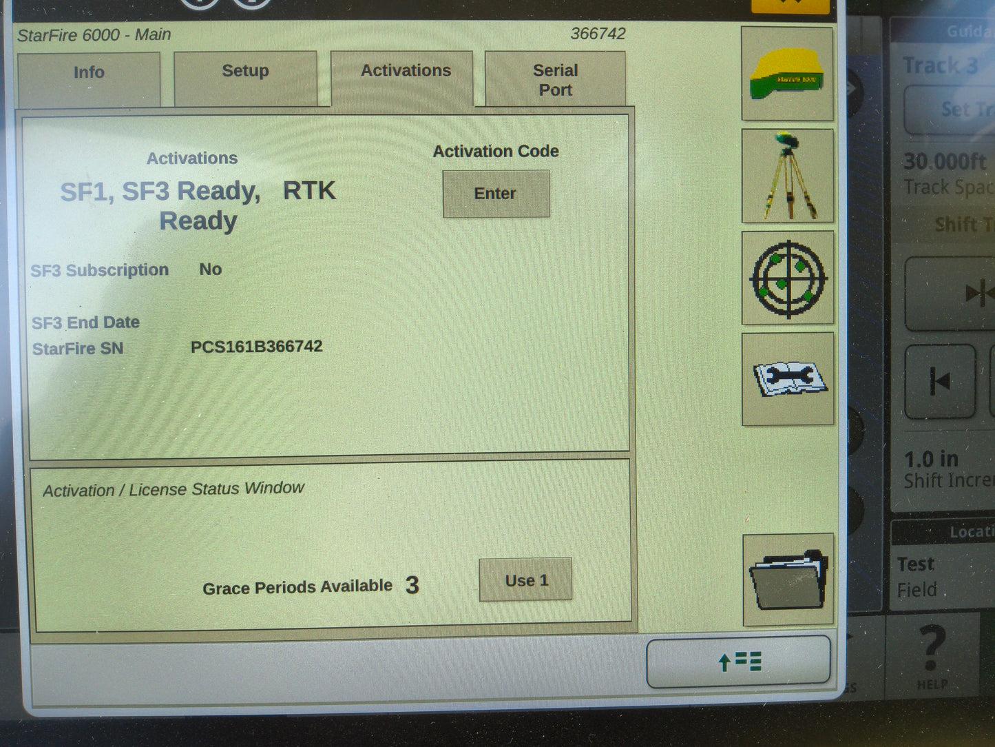 John Deere StarFire™ 6000 GPS Receiver