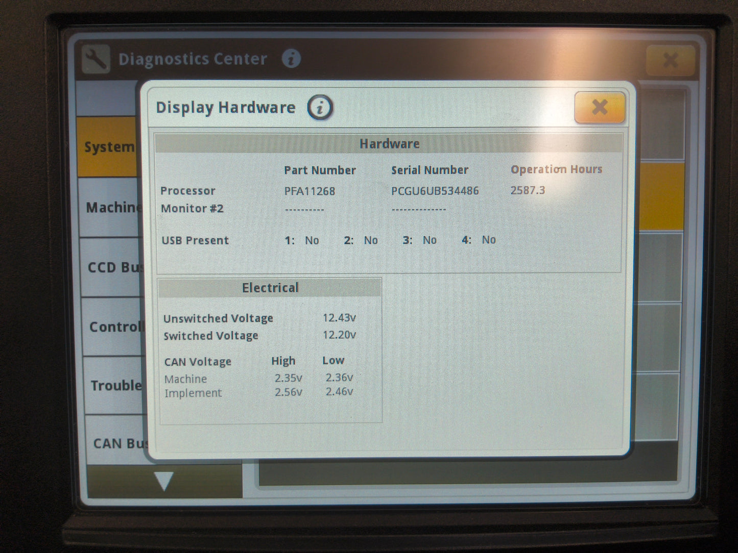John Deere Gen 4 4640 Display