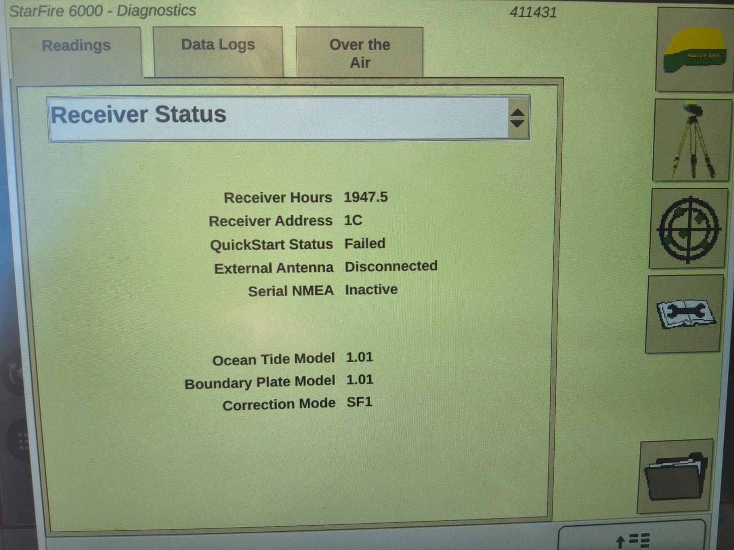 John Deere StarFire™ 6000 GPS Receiver