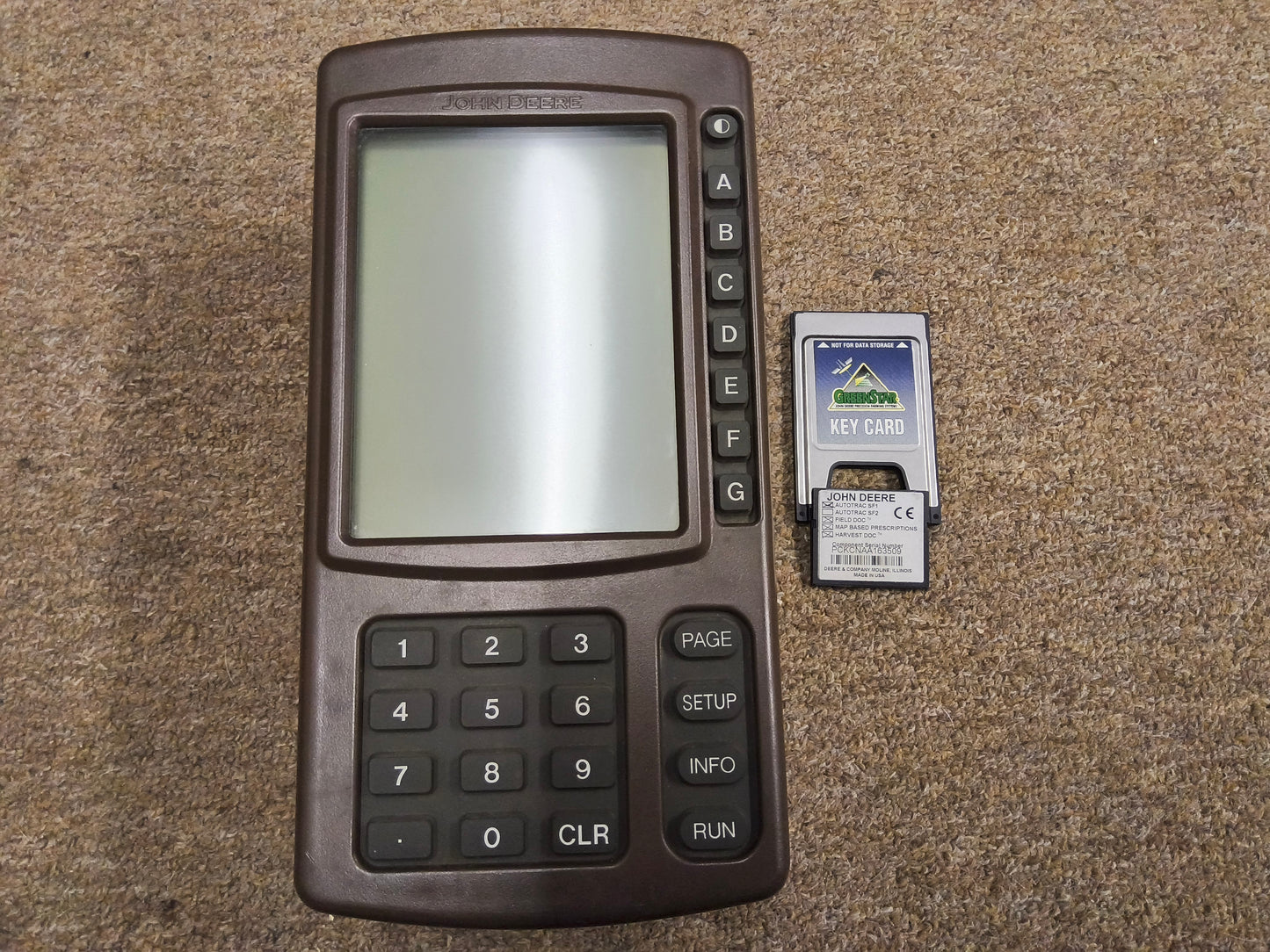 John Deere Original GreenStar™ Display (GSD4 / BrownBox) - Key Cards Mobile Processors etc
