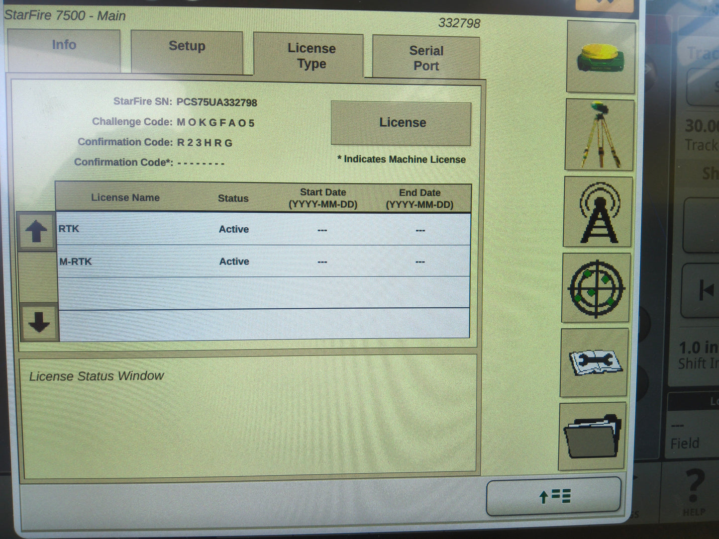 John Deere StarFire™ 7500 Universal GPS Receiver