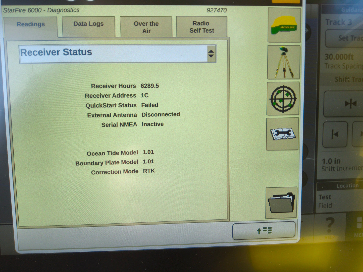 John Deere StarFire™ 6000 GPS Receiver