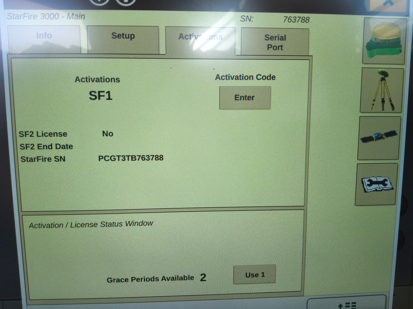 John Deere StarFire™ 3000 GPS Receiver