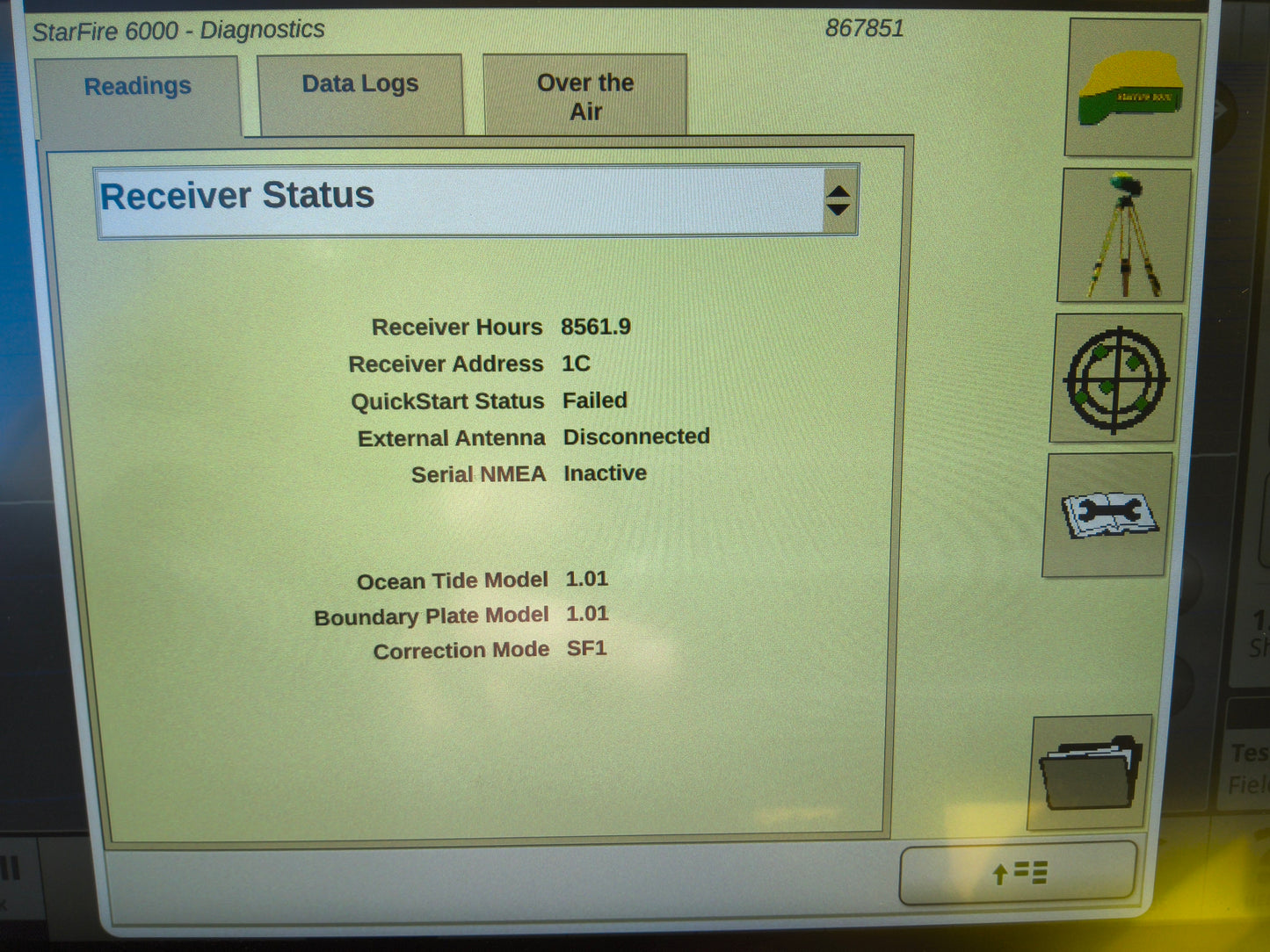 John Deere StarFire™ 6000 GPS Receiver