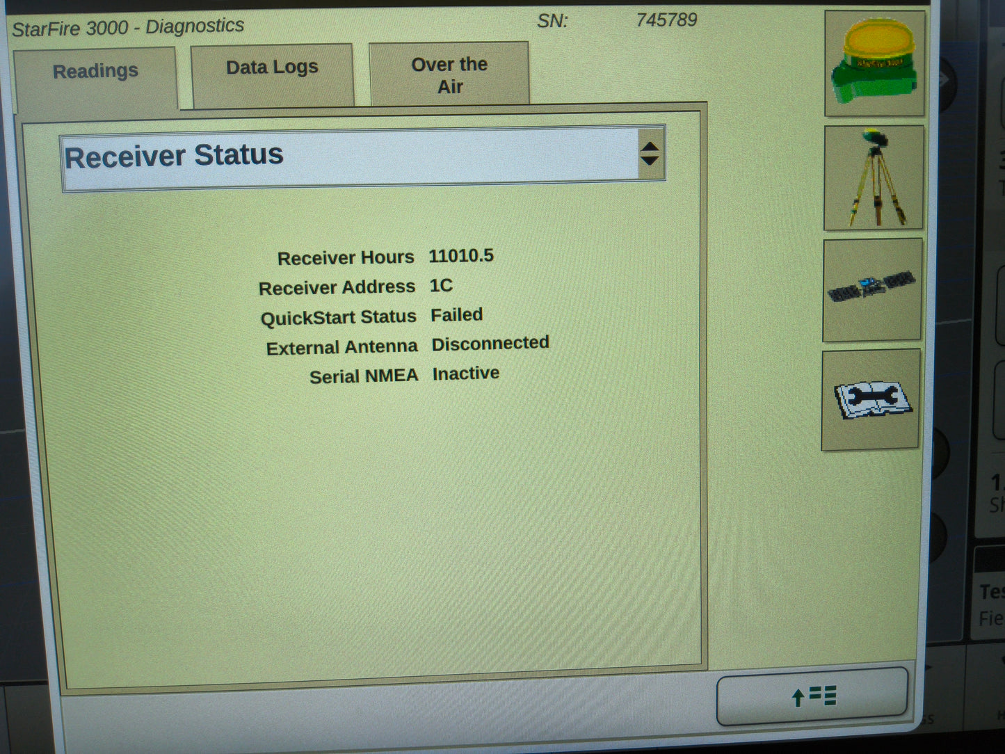 John Deere StarFire™ 3000 GPS Receiver