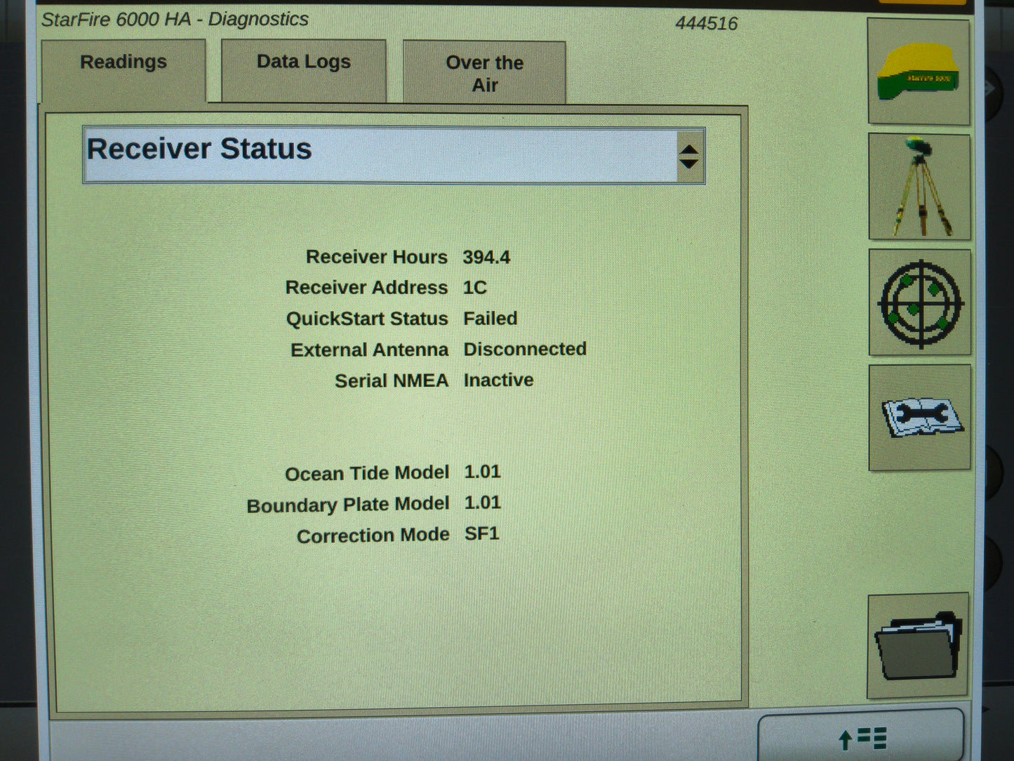 John Deere StarFire™ 6000 GPS Receiver