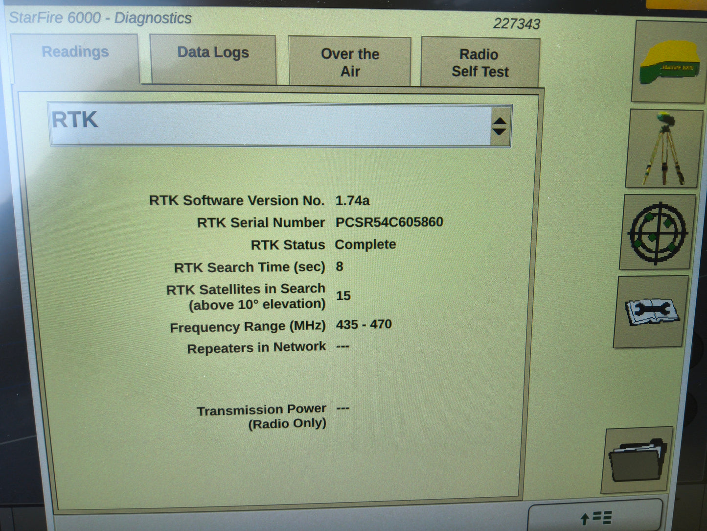 John Deere StarFire™ 6000 GPS Receiver