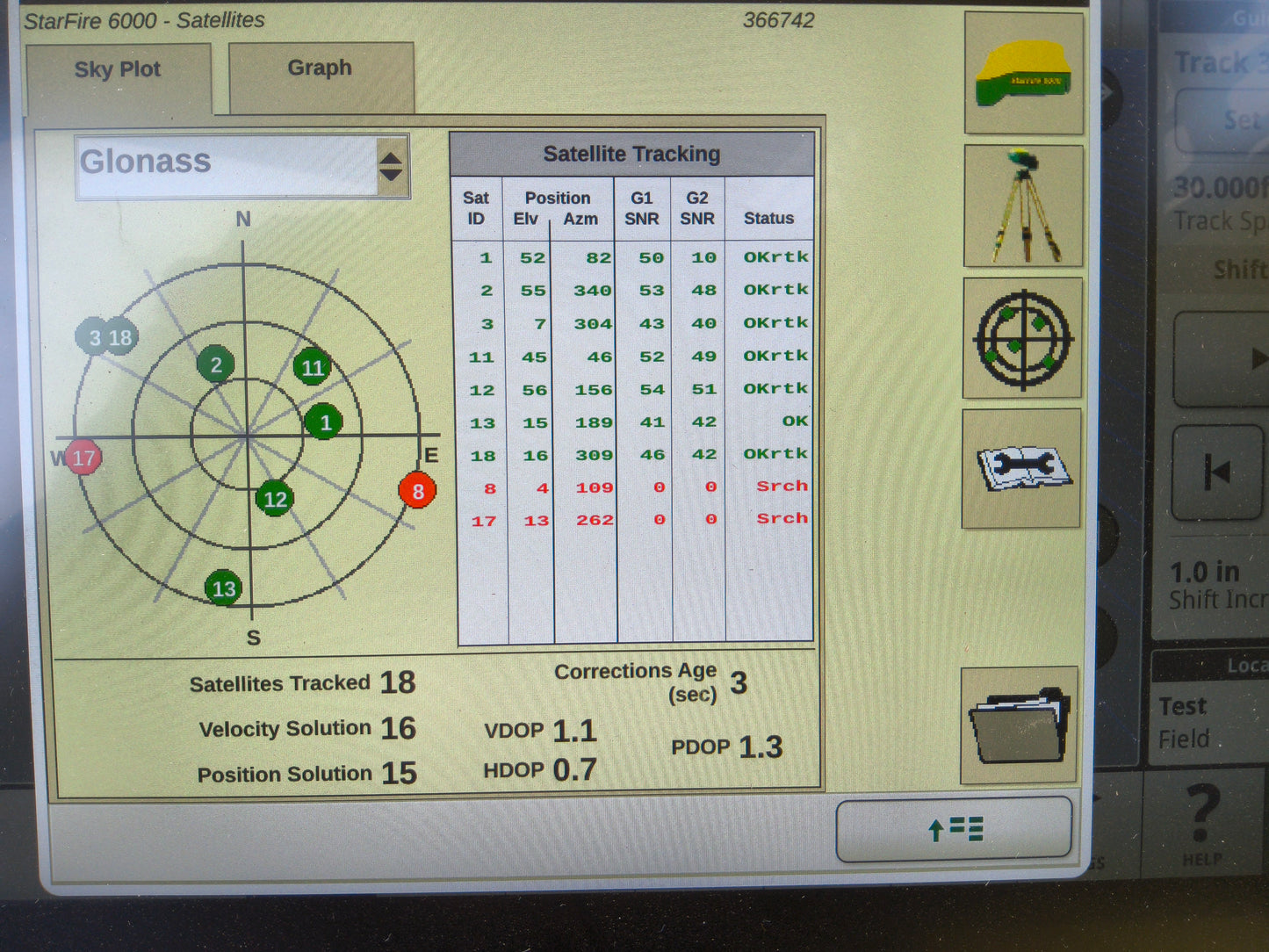 John Deere StarFire™ 6000 GPS Receiver