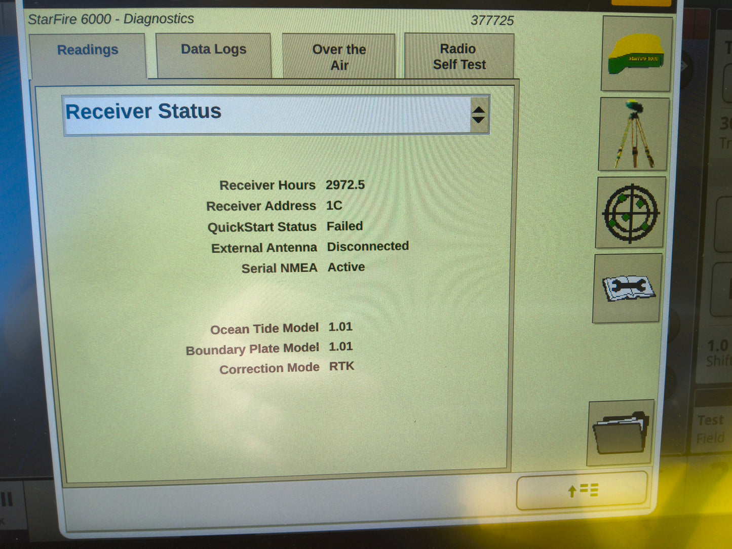 John Deere StarFire™ 6000 GPS Receiver