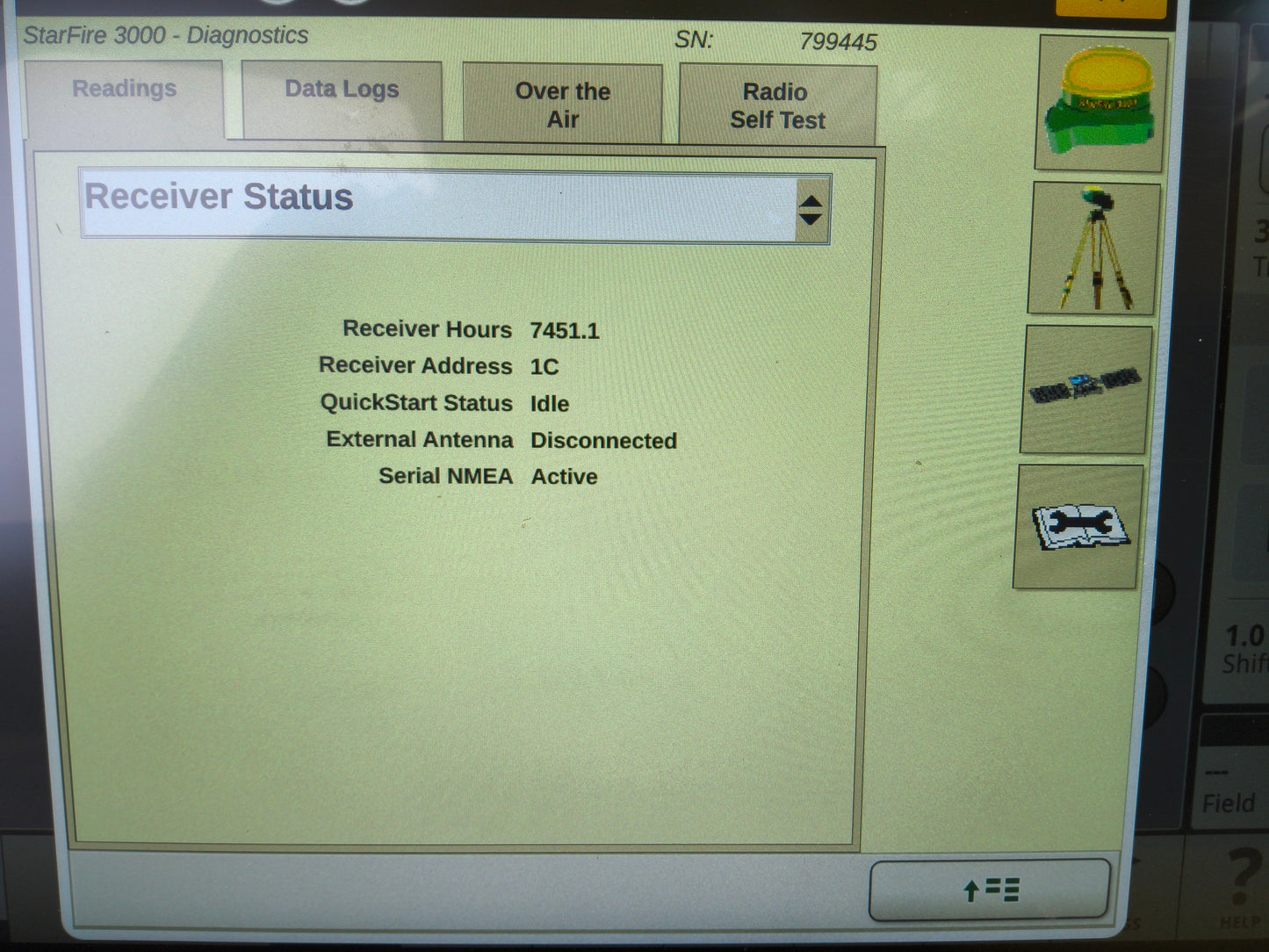 John Deere StarFire™ 3000 GPS Receiver