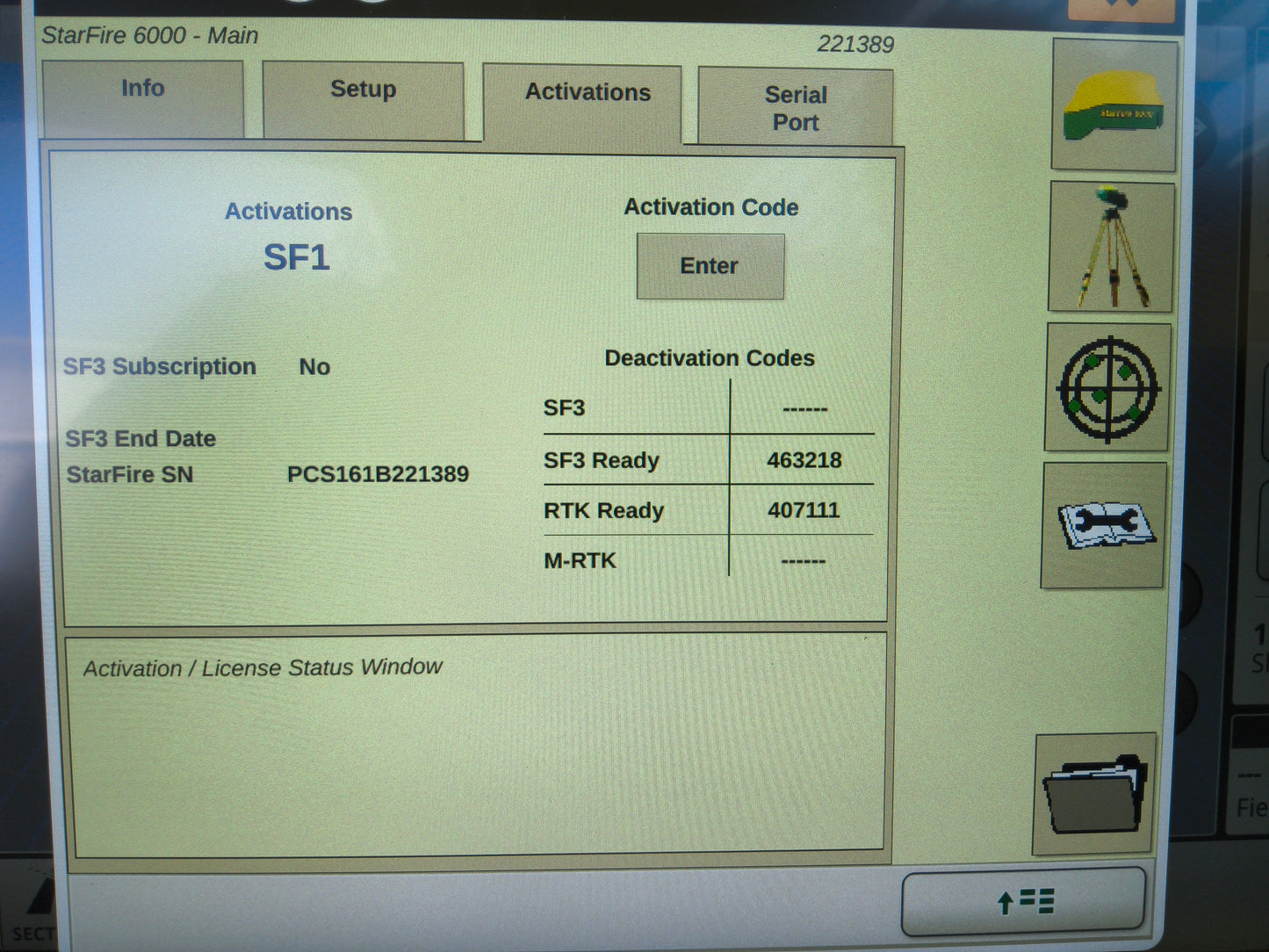 John Deere StarFire™ 6000 GPS Receiver