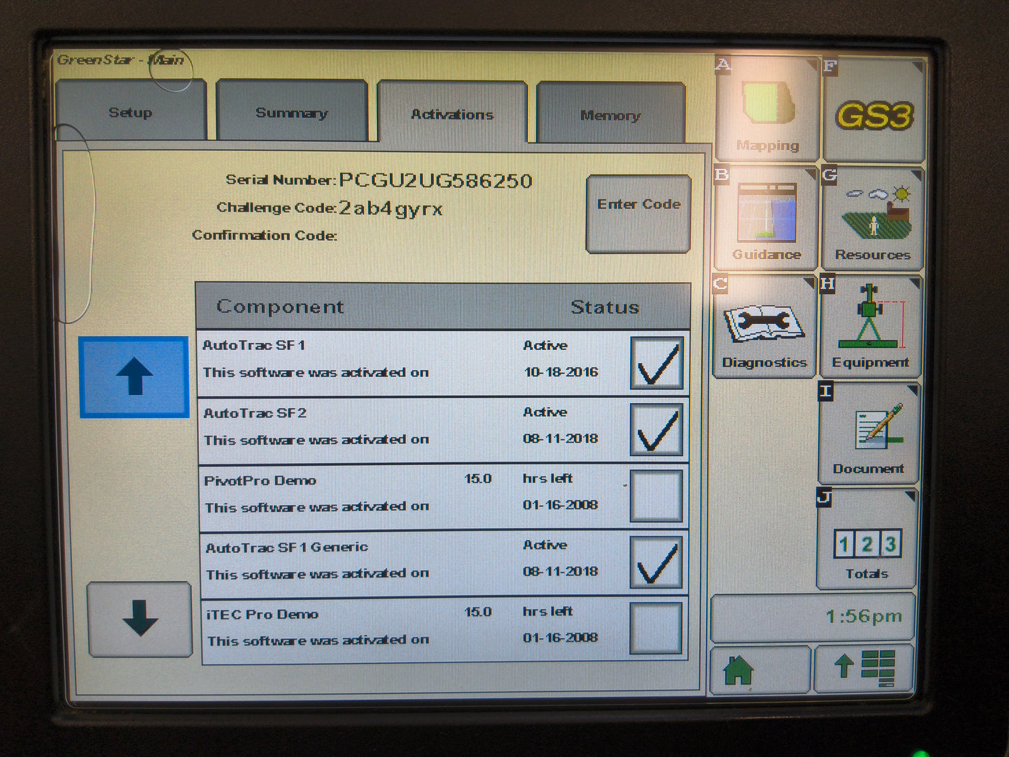 John Deere GreenStar™ GS3 2630 Display