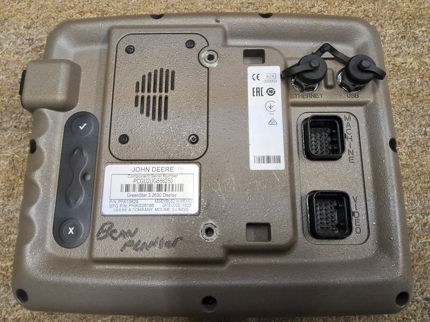 John Deere GreenStar™ GS3 2630 Display