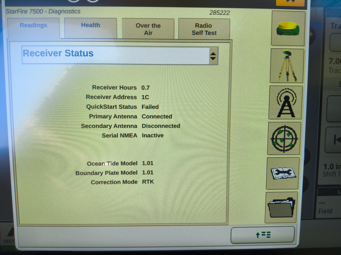John Deere StarFire™ 7500 Universal GPS Receiver