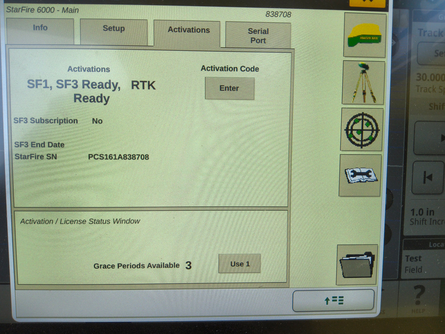 John Deere StarFire™ 6000 GPS Receiver