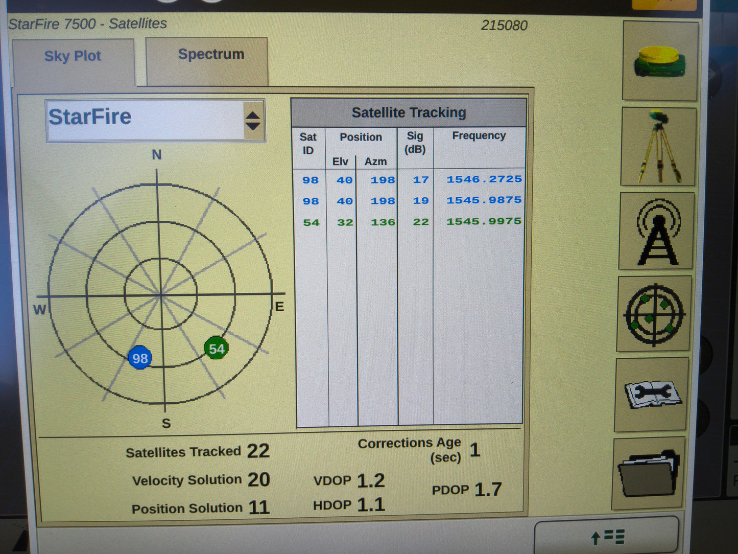 John Deere StarFire™ 7500 Universal GPS Receiver