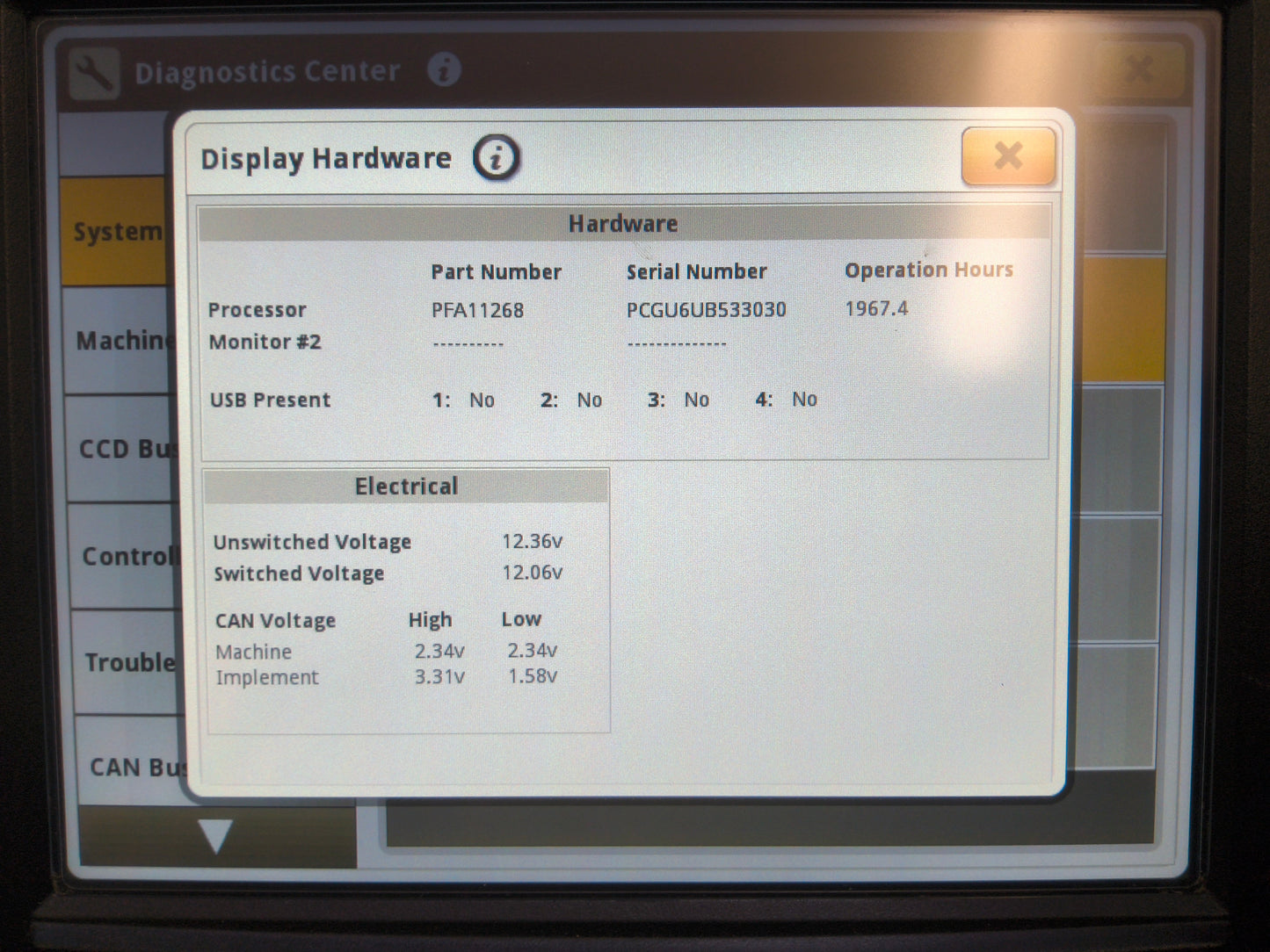 John Deere Gen 4 4640 Display