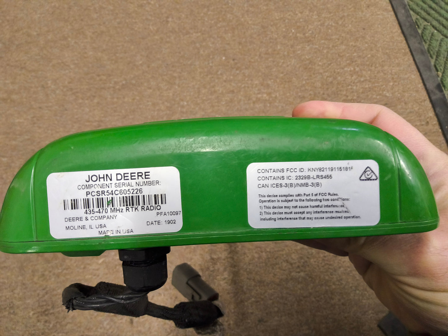 John Deere RTK Radio 450