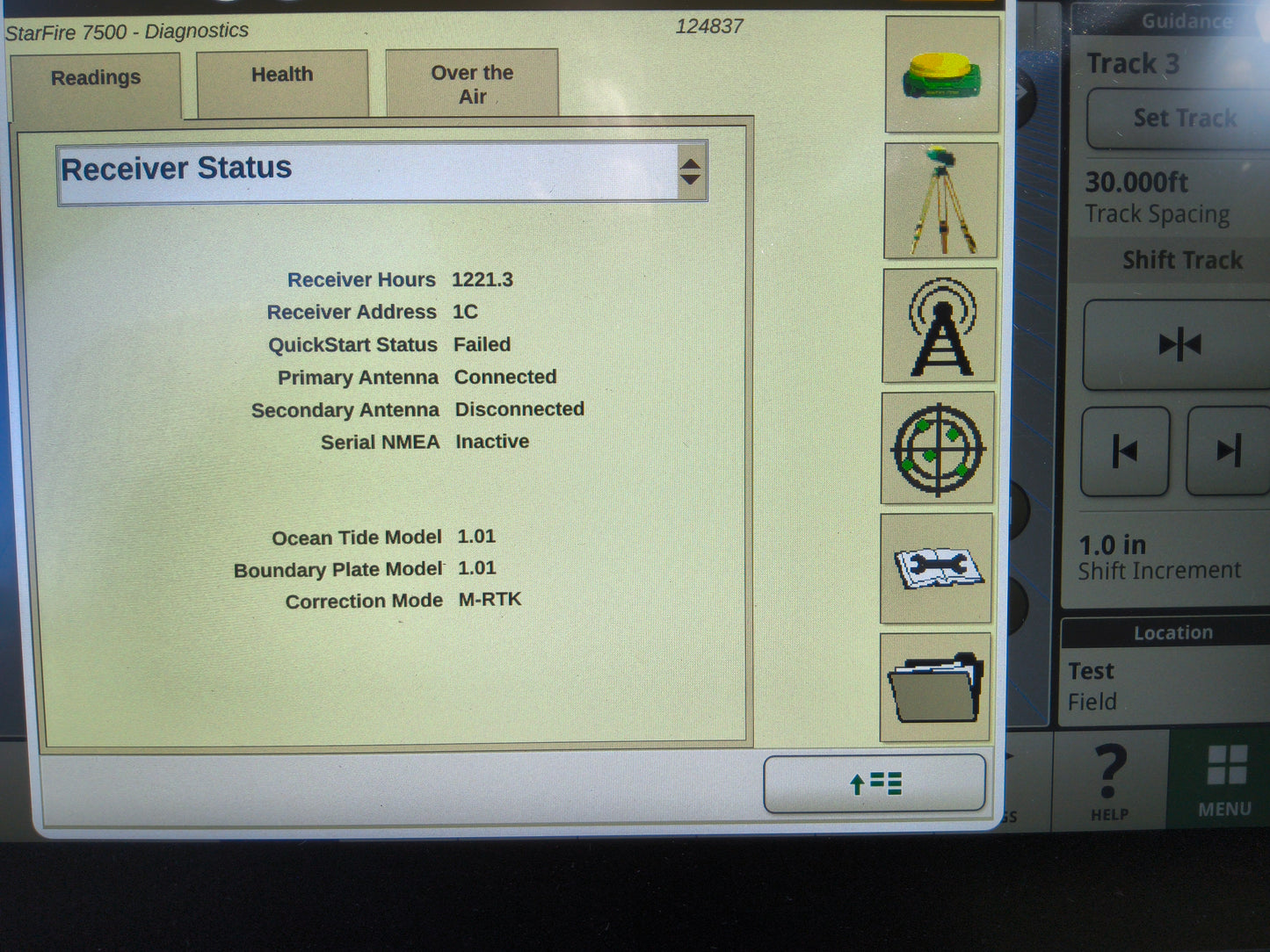 John Deere StarFire™ 7500 Universal GPS Receiver