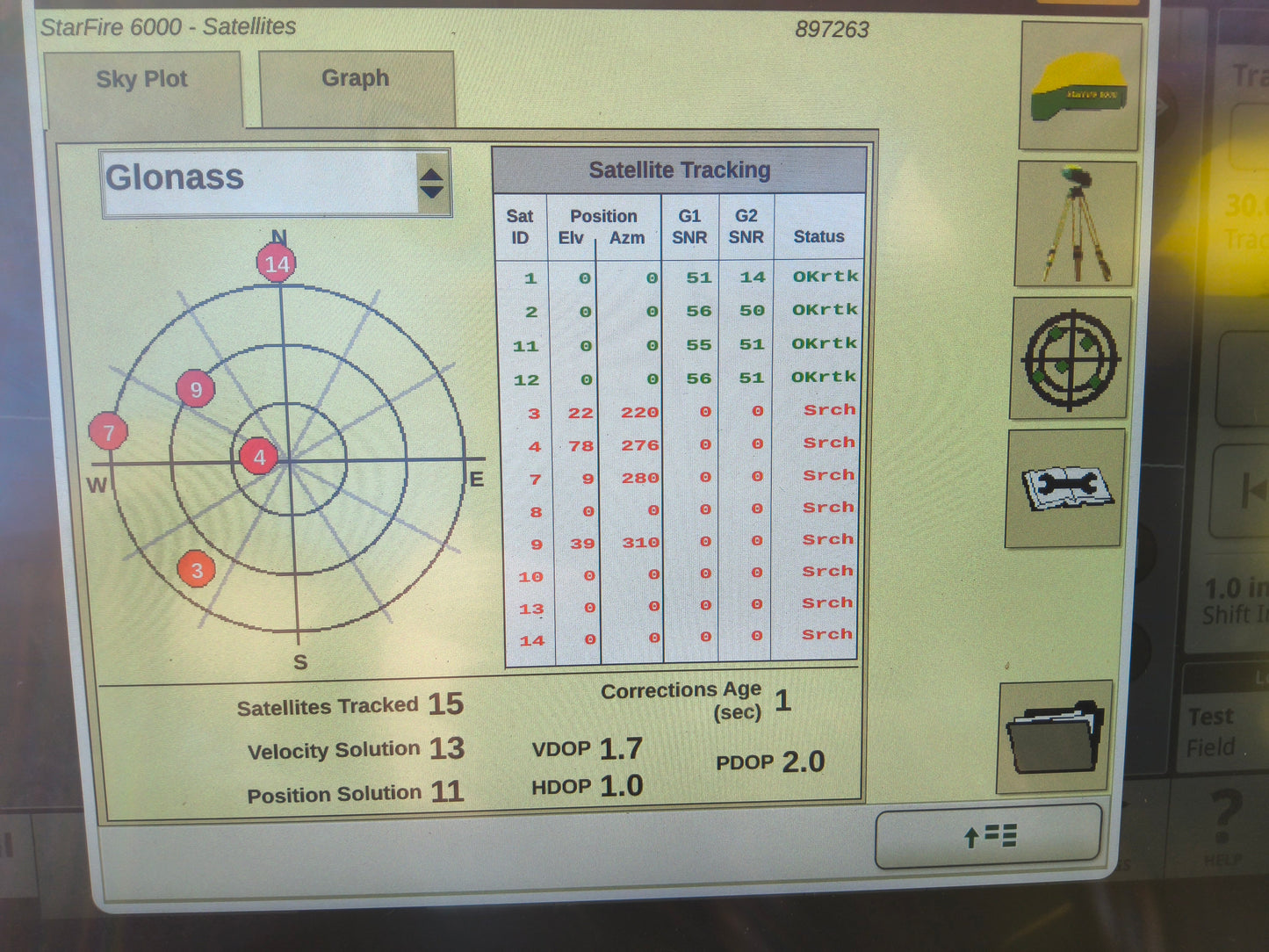 John Deere StarFire™ 6000 GPS Receiver