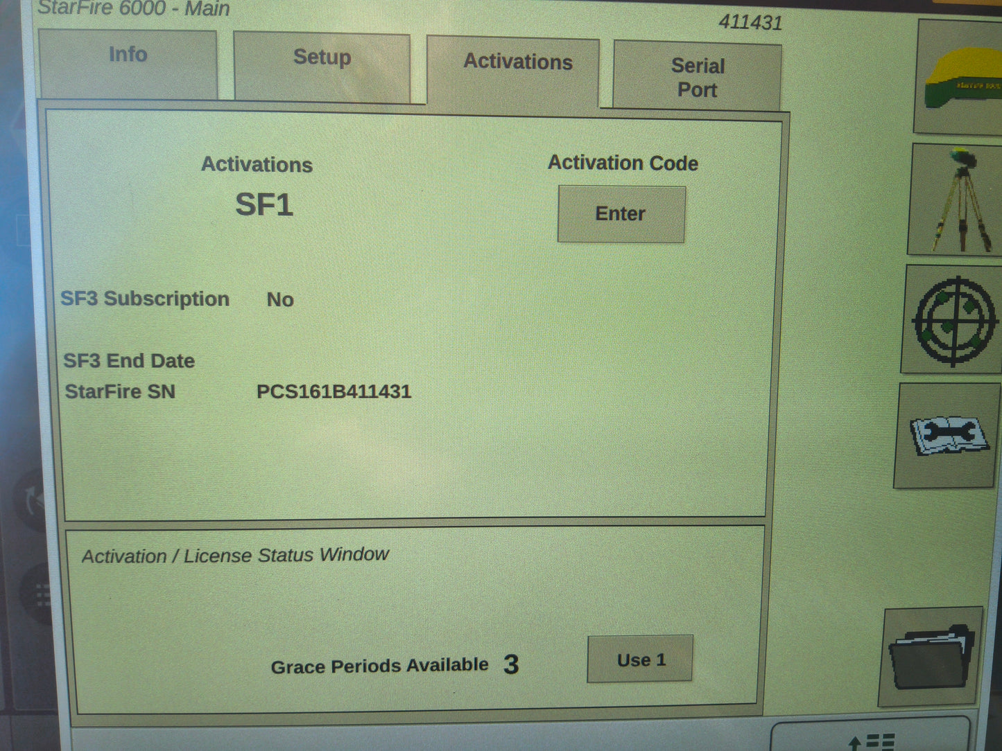 John Deere StarFire™ 6000 GPS Receiver