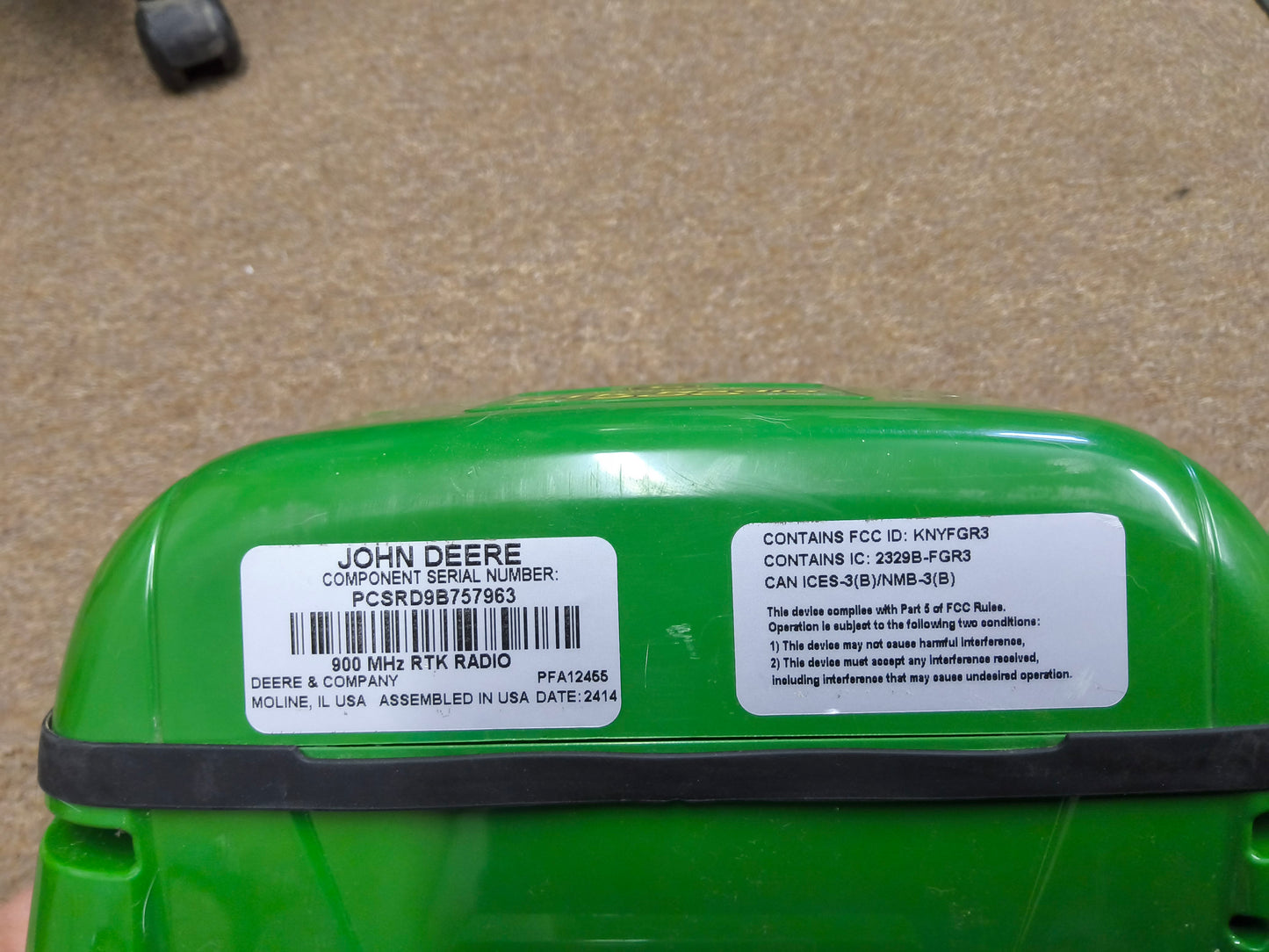 John Deere StarFire™ 7500 Universal GPS Receiver