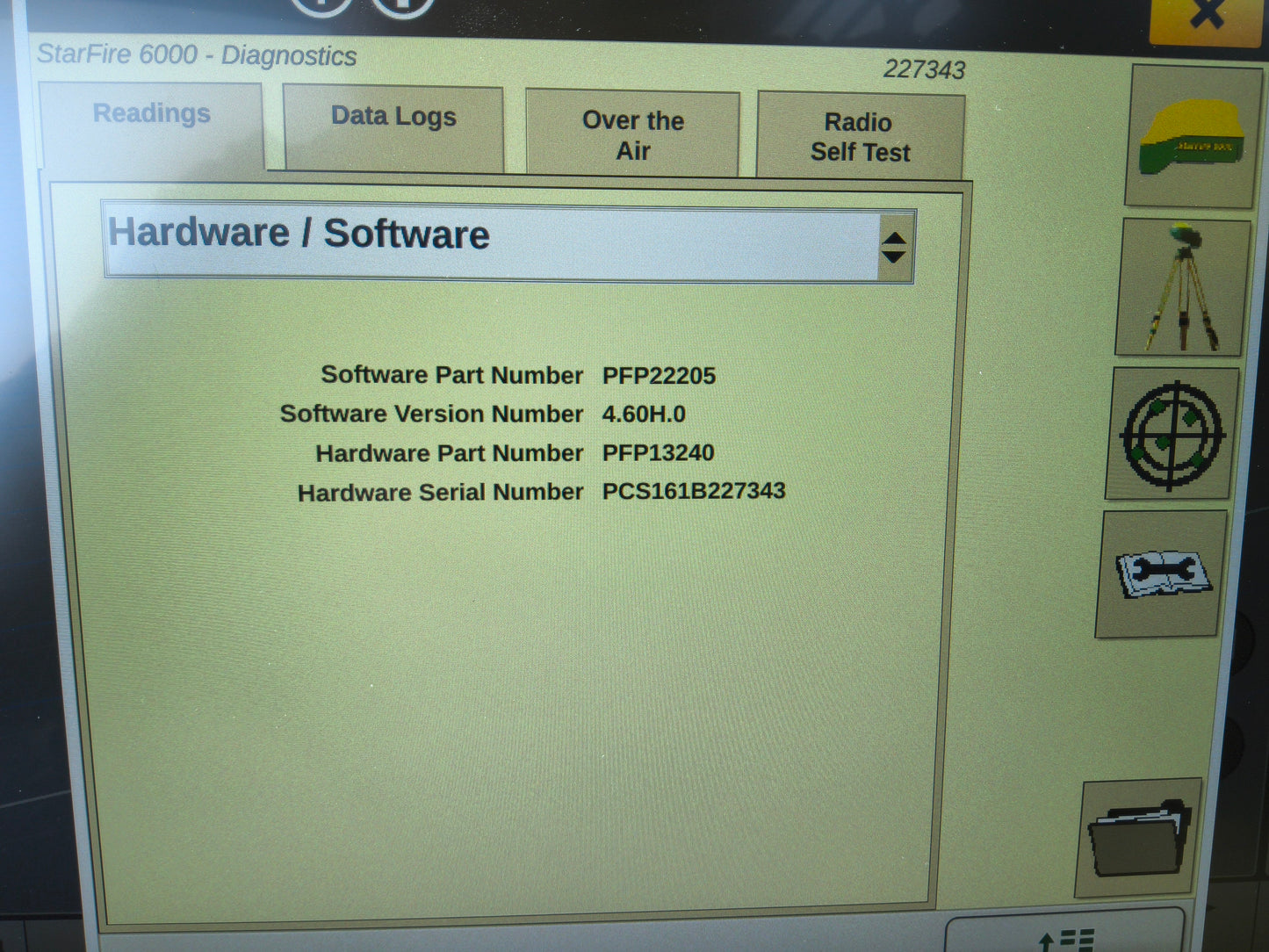 John Deere StarFire™ 6000 GPS Receiver