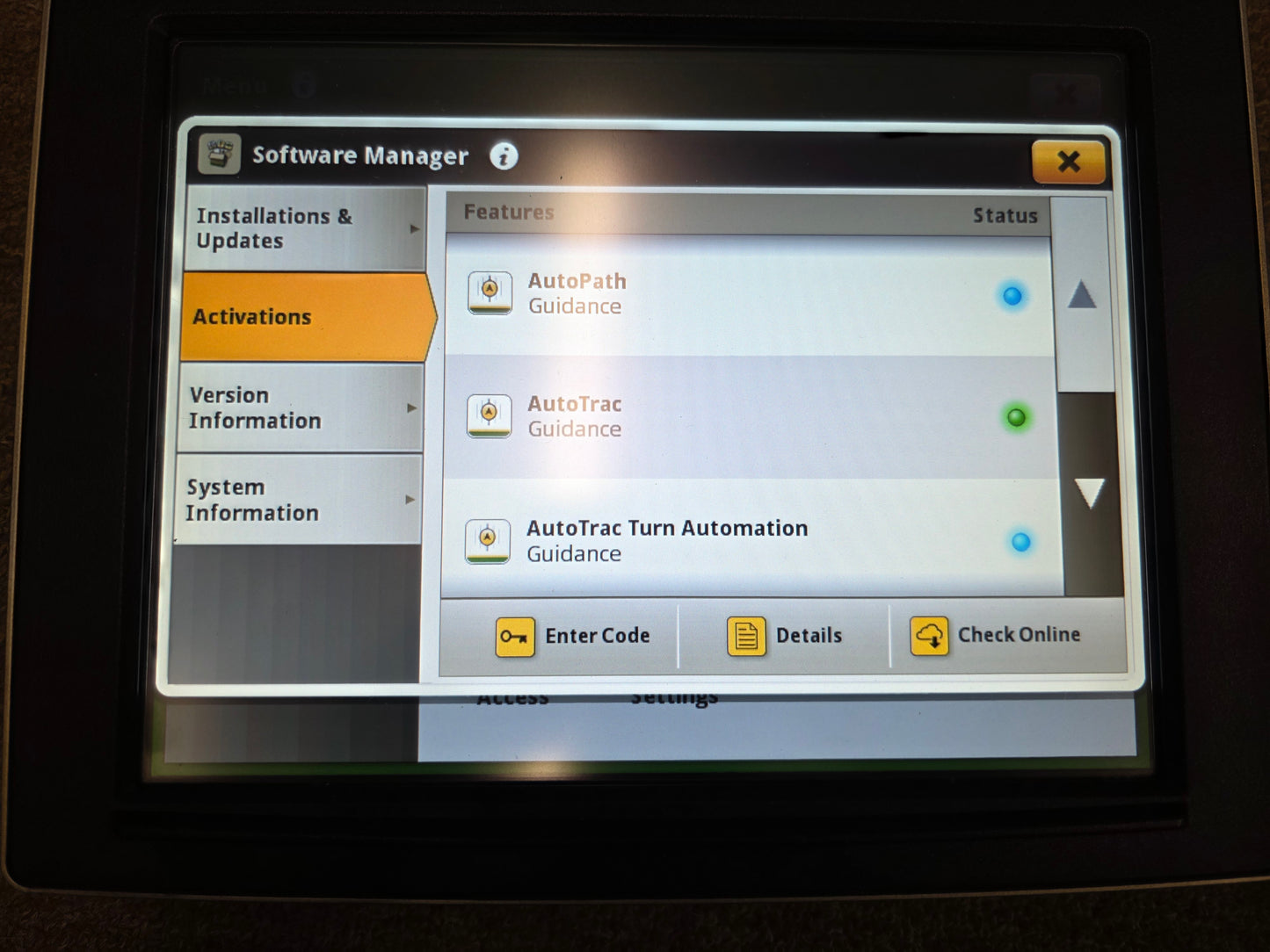 John Deere Gen 4 4640 Display