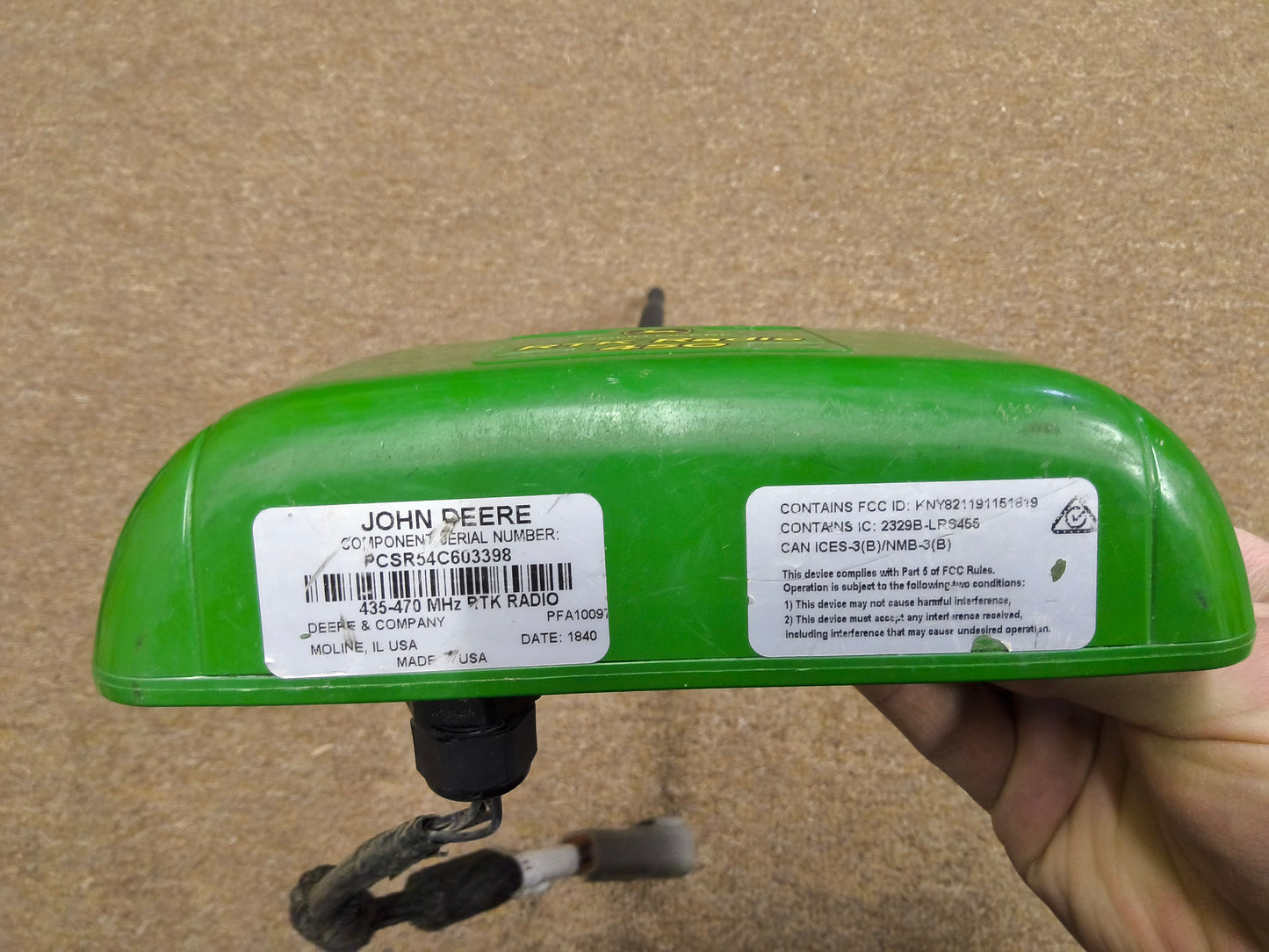 John Deere RTK Radio 450