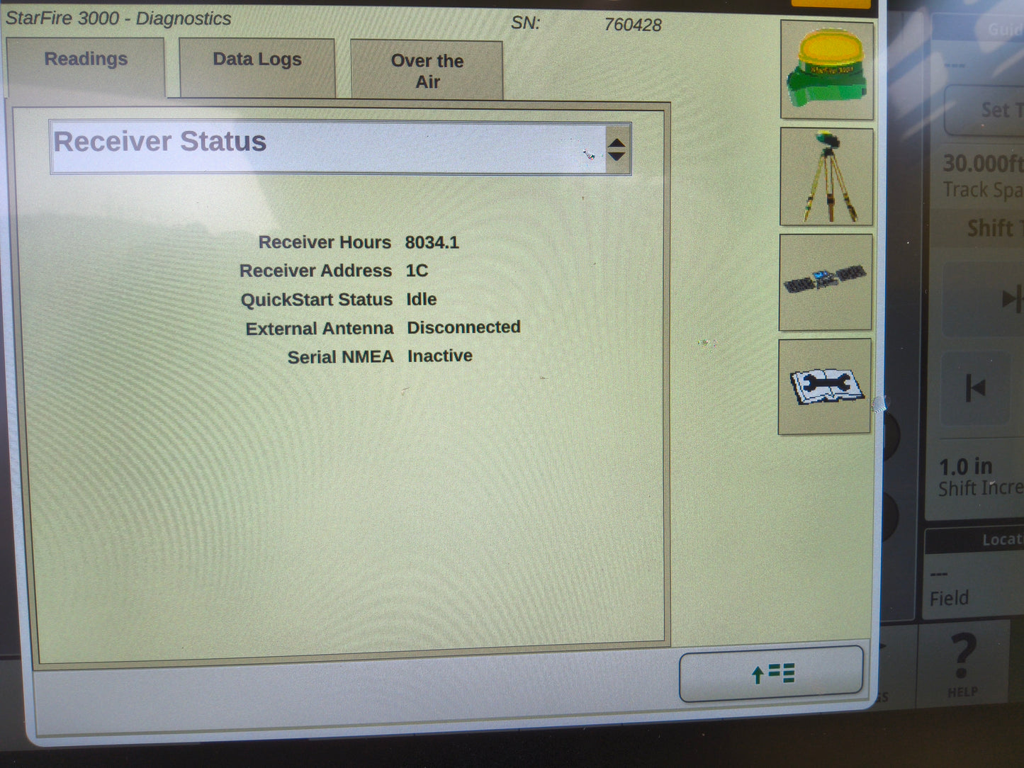 John Deere StarFire™ 3000 GPS Receiver