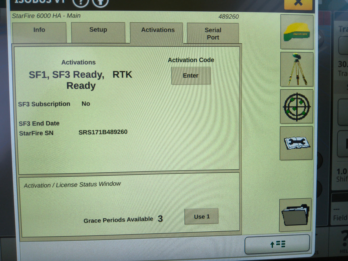 John Deere StarFire™ 6000 GPS Receiver