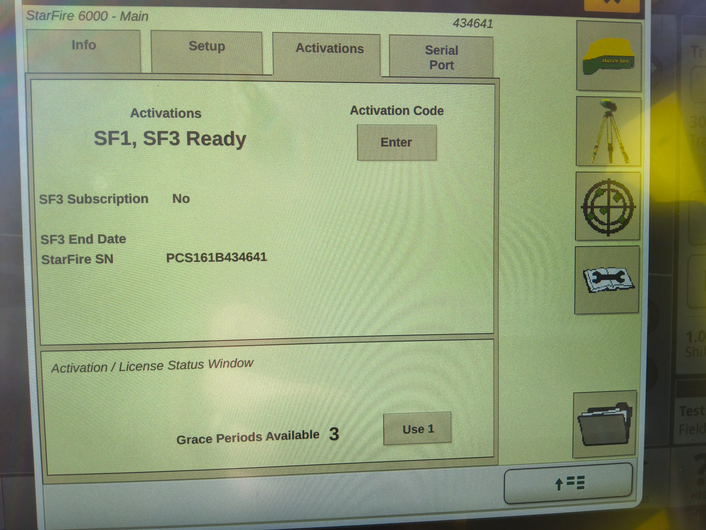 John Deere StarFire™ 6000 GPS Receiver