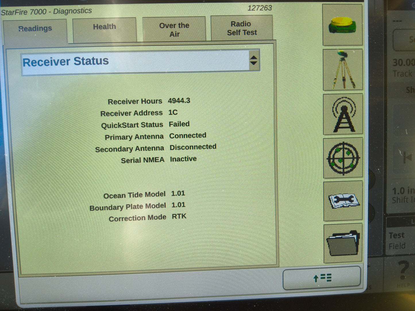 John Deere StarFire™ 7000 Universal GPS Receiver