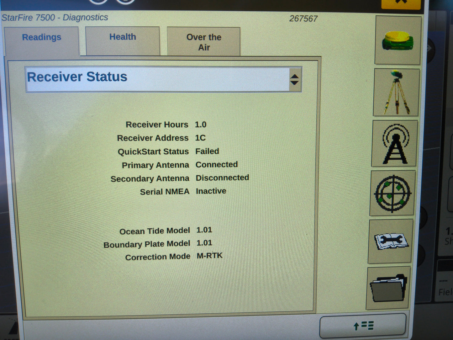 John Deere StarFire™ 7500 Universal GPS Receiver