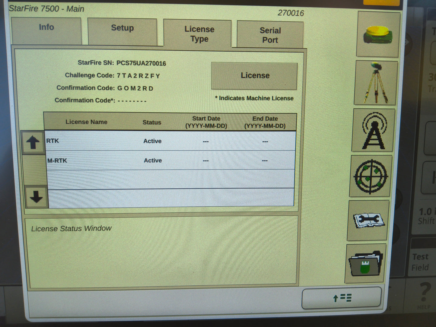 John Deere StarFire™ 7500 Universal GPS Receiver