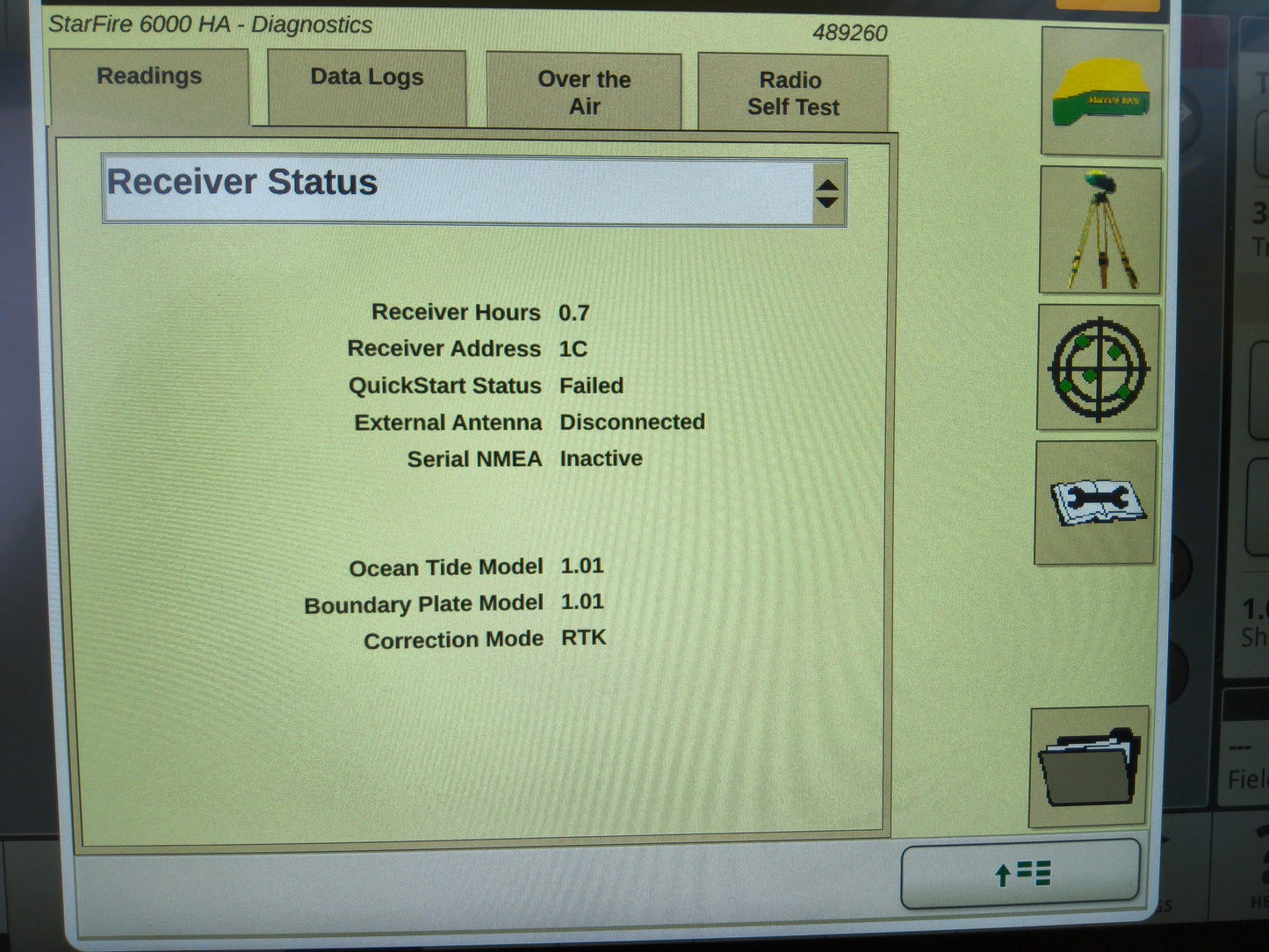 John Deere StarFire™ 6000 GPS Receiver