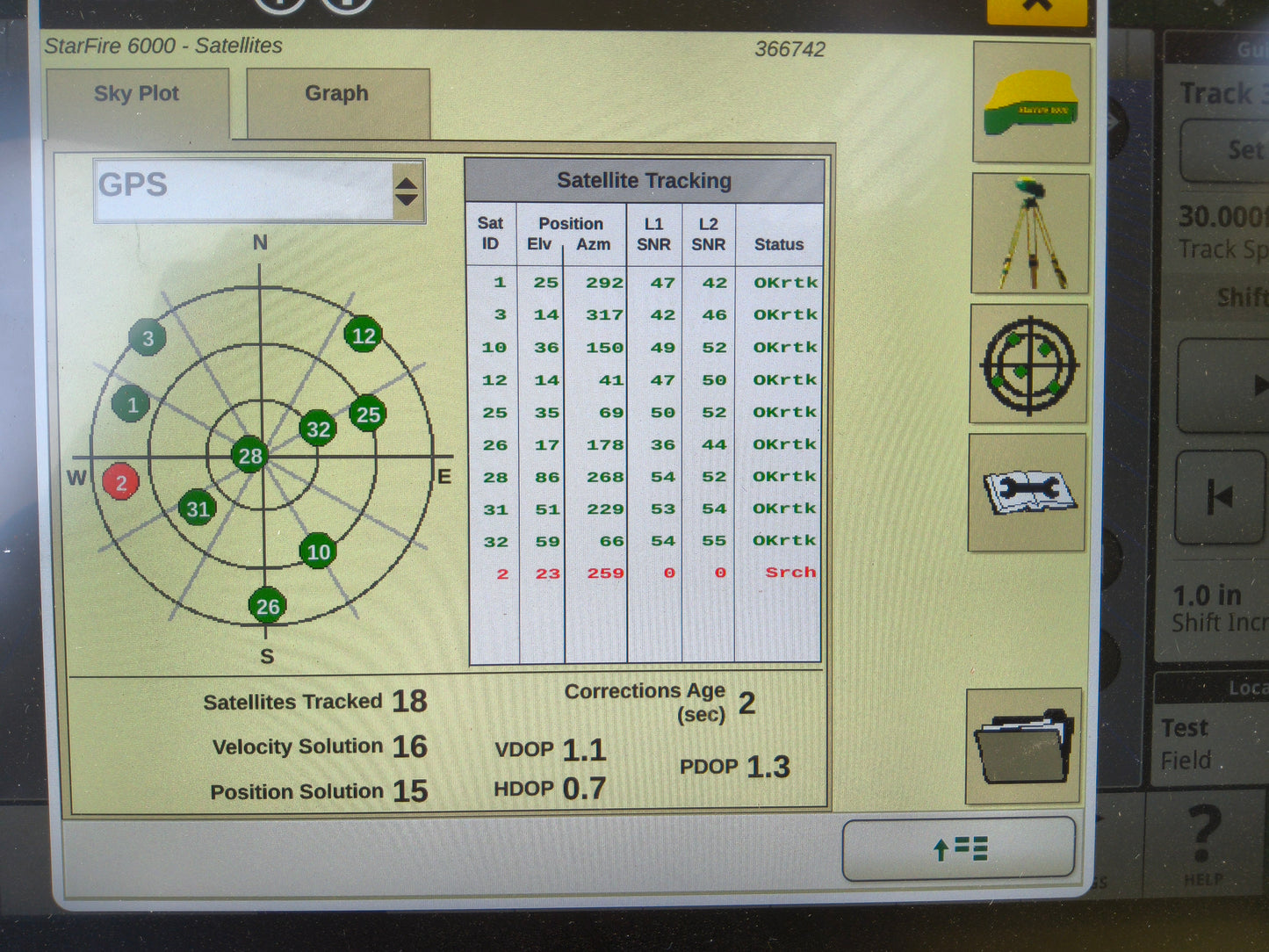 John Deere StarFire™ 6000 GPS Receiver
