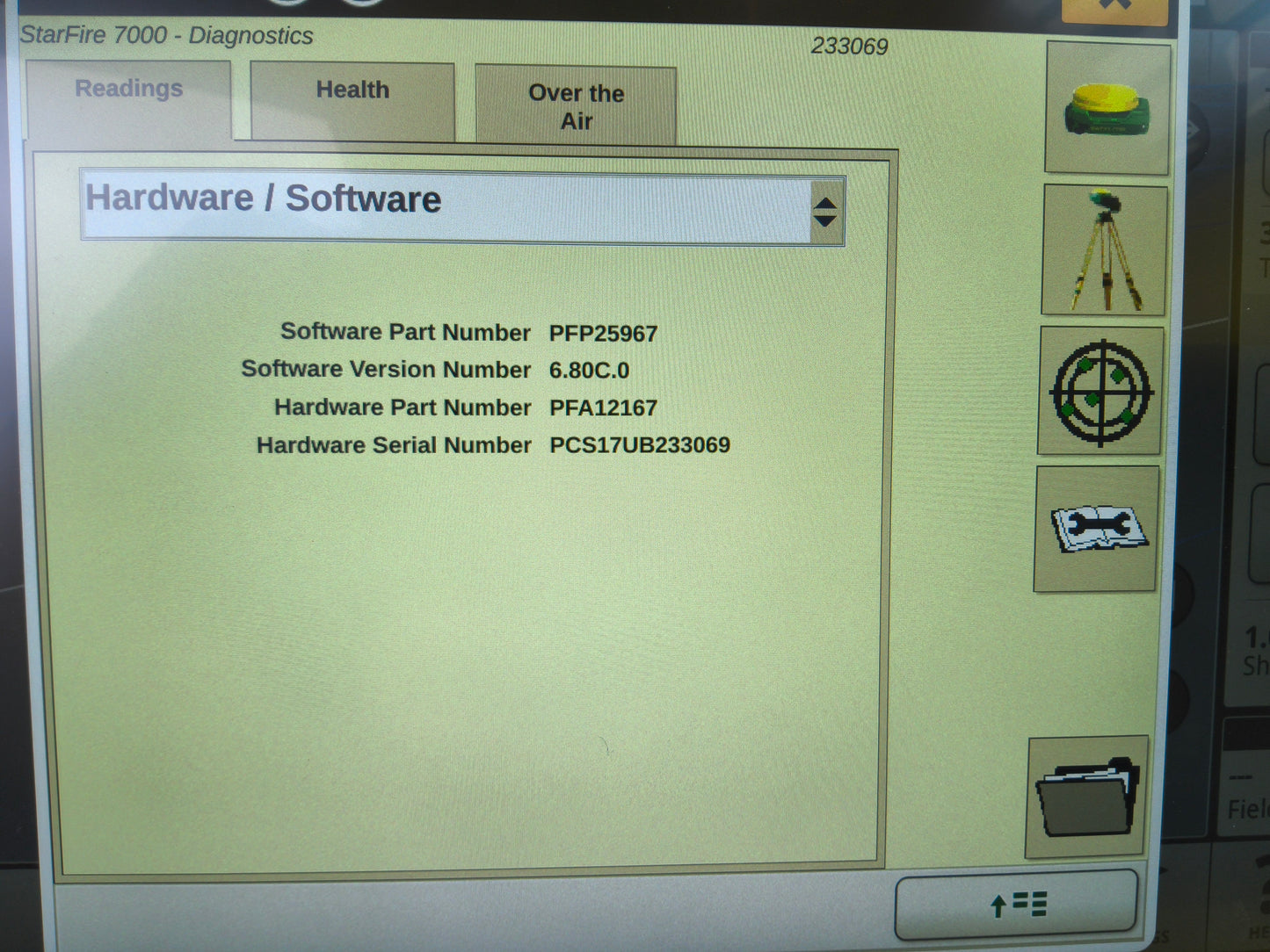 John Deere StarFire™ 7000 Universal GPS Receiver