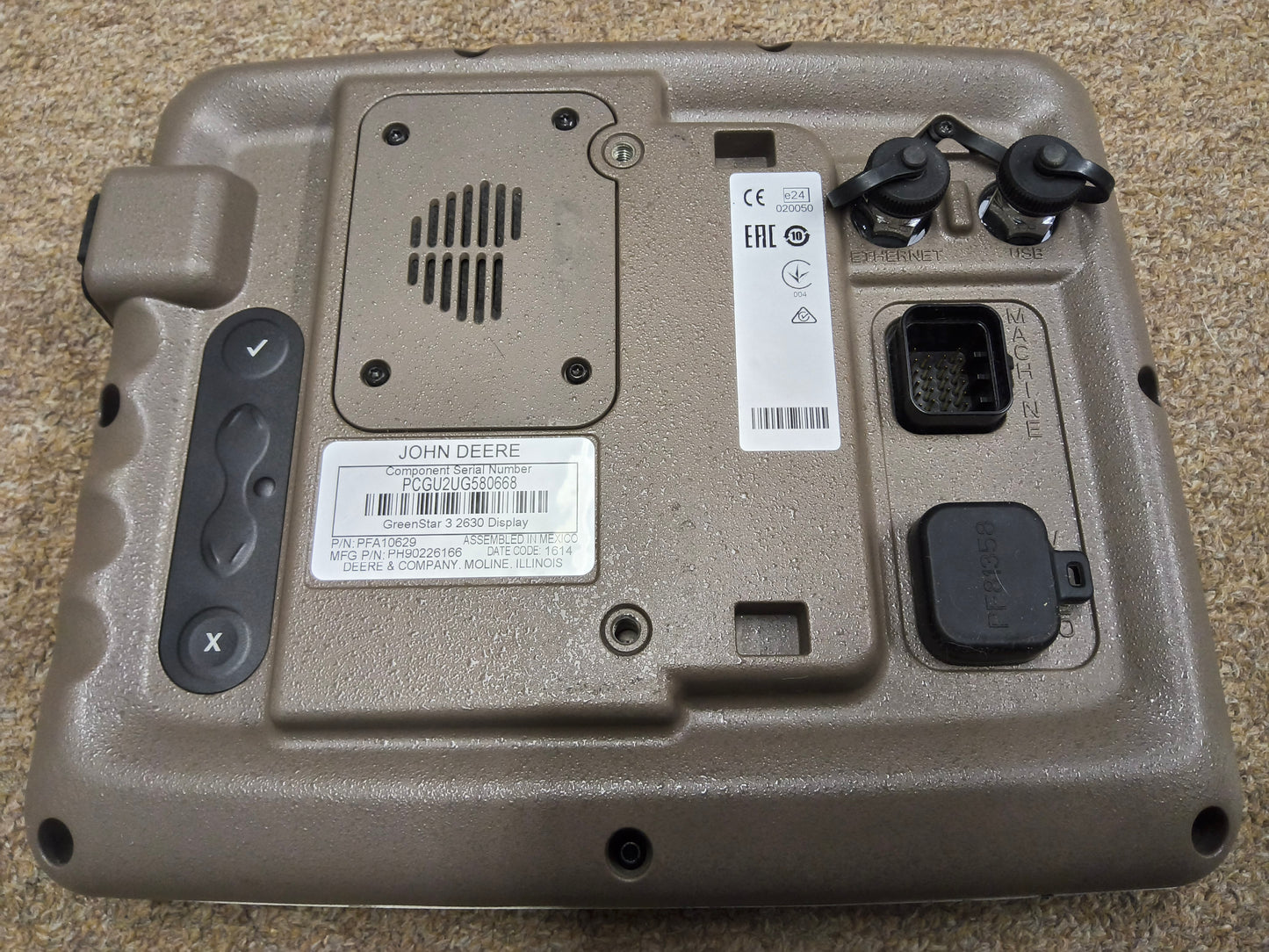 John Deere GreenStar™ GS3 2630 Display