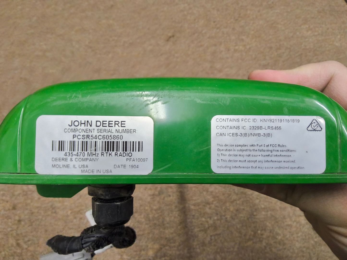 John Deere RTK Radio 450