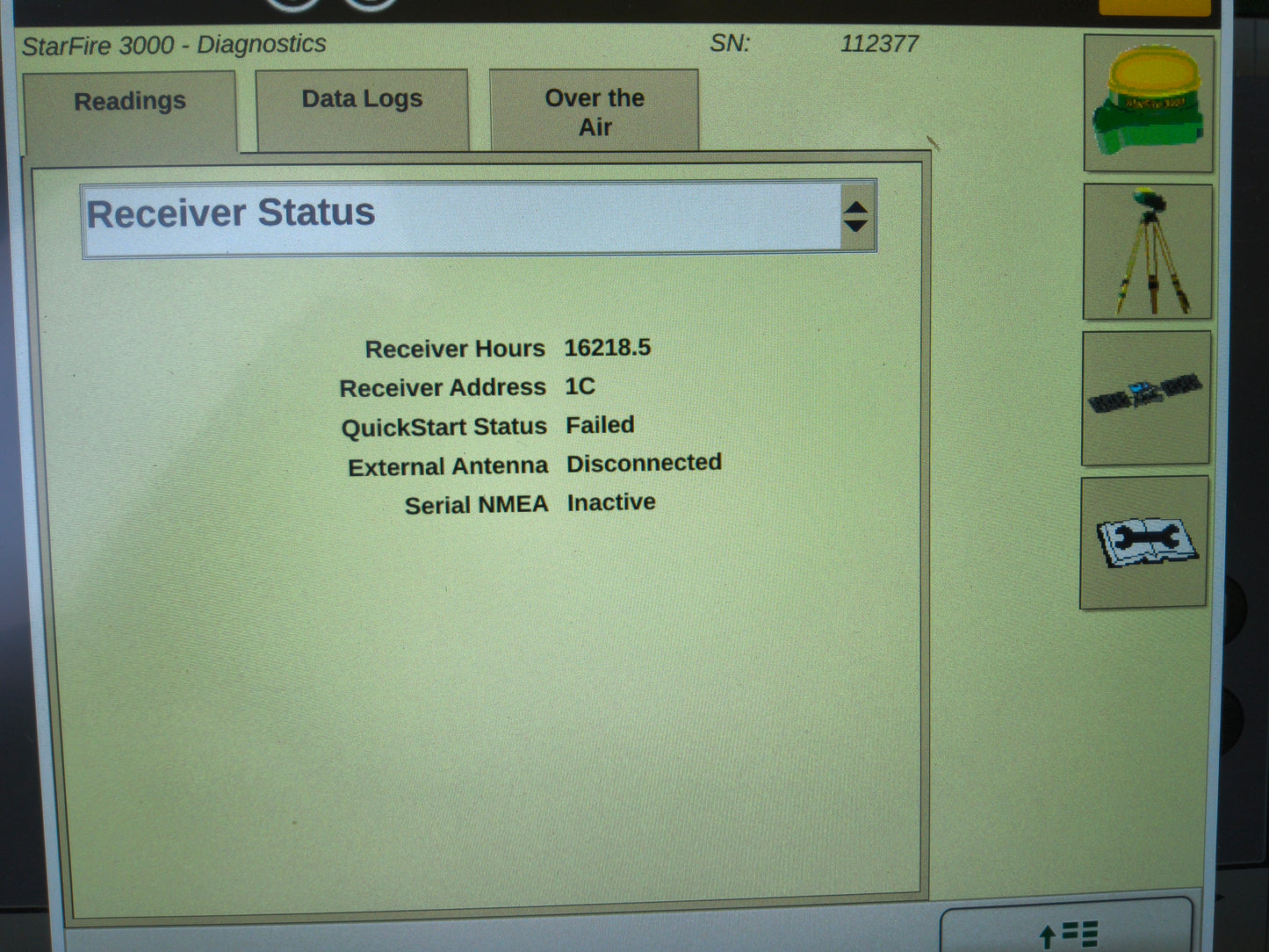 John Deere StarFire™ 3000 GPS Receiver